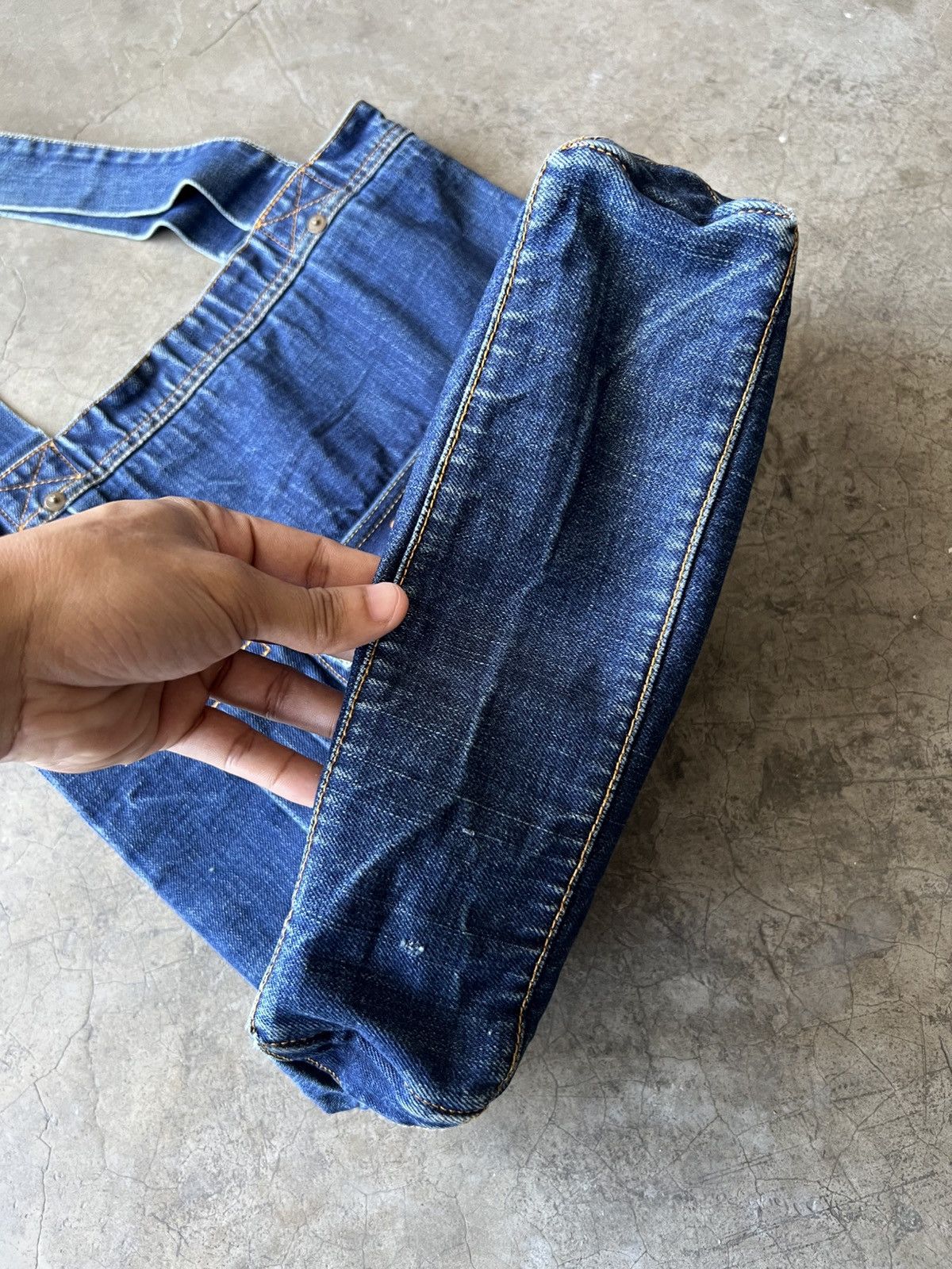 Visvim Visvim - S/S18 Dry Denim Tote Bag Size ONE SIZE - 8 Thumbnail