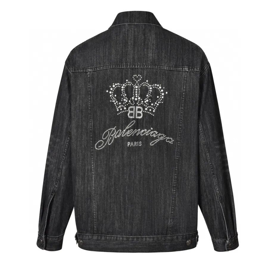 Balenciaga o1la1rc1a1125 BB Motel Oversized Jacket in Black Size XS / US 0-2 / IT 36-38 - 2 Thumbnail