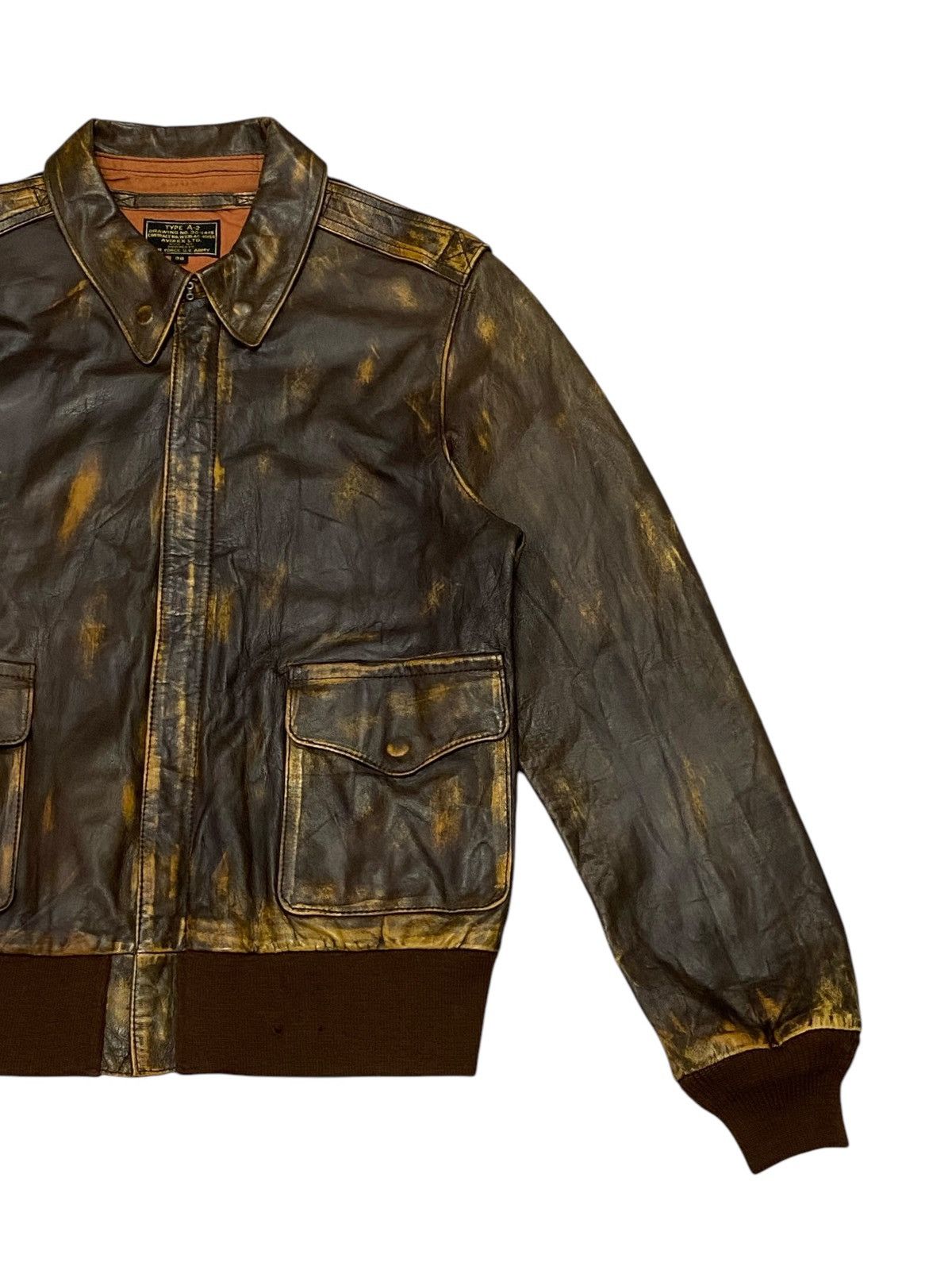 Avirex Avirex Type A-2 Leather Bomber Jacket Size US M / EU 48-50 / 2 - 9 Thumbnail