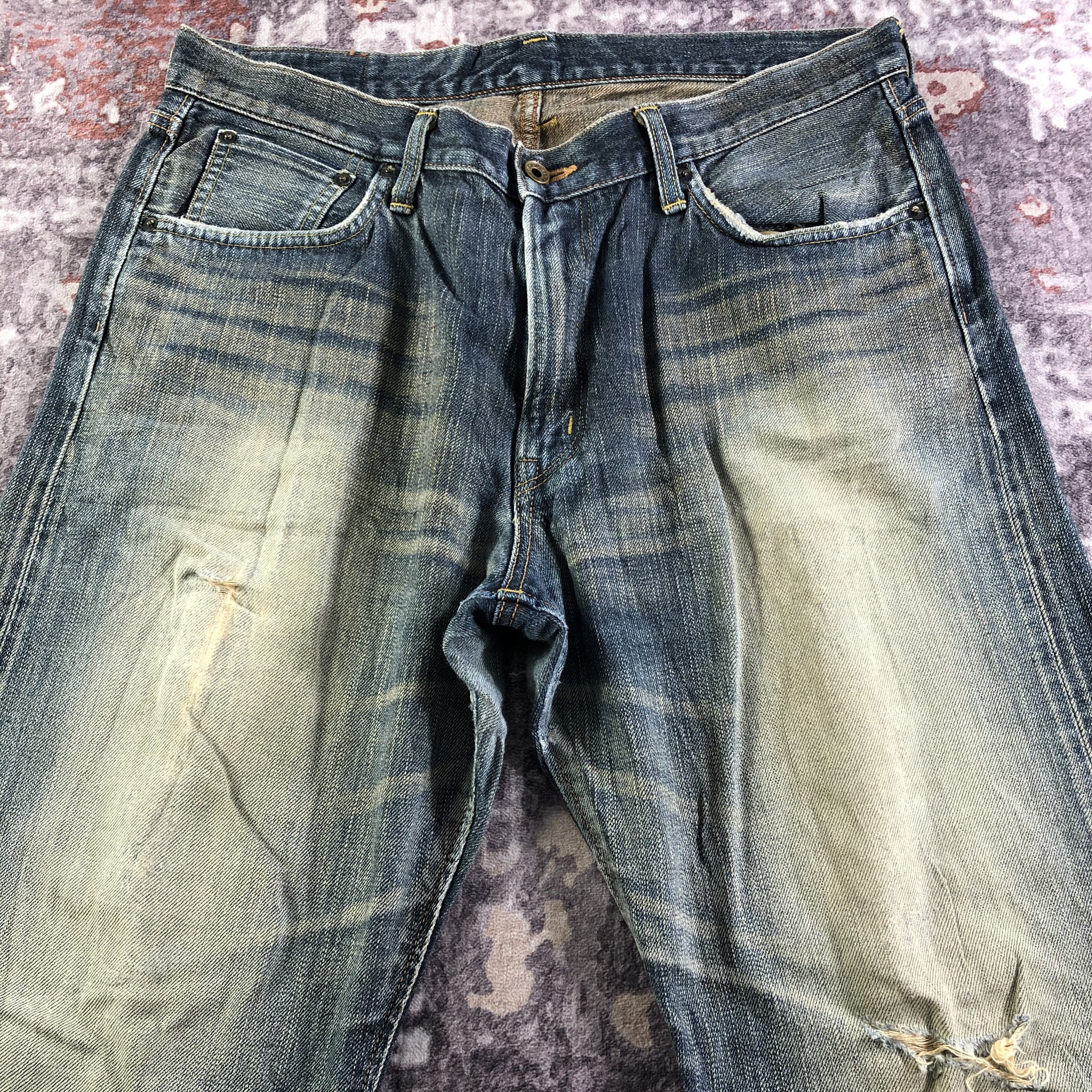 Edwin Vintage Edwin 505 Selvedge Jeans-JM3668 Size US 37 - 3 Thumbnail