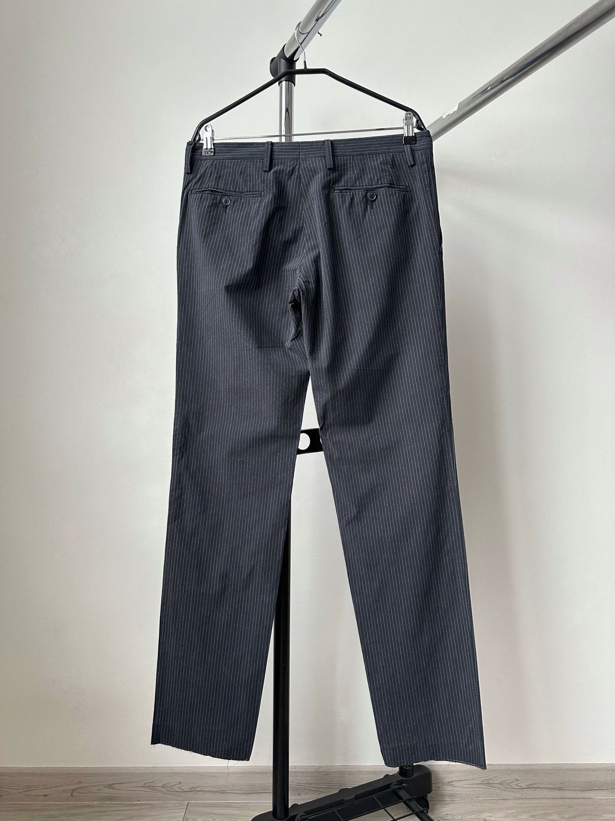 Dolce & Gabbana Vintage Dolce & Gabbana Luxury Striped Suit Blazer Pants Size 48S - 17 Thumbnail