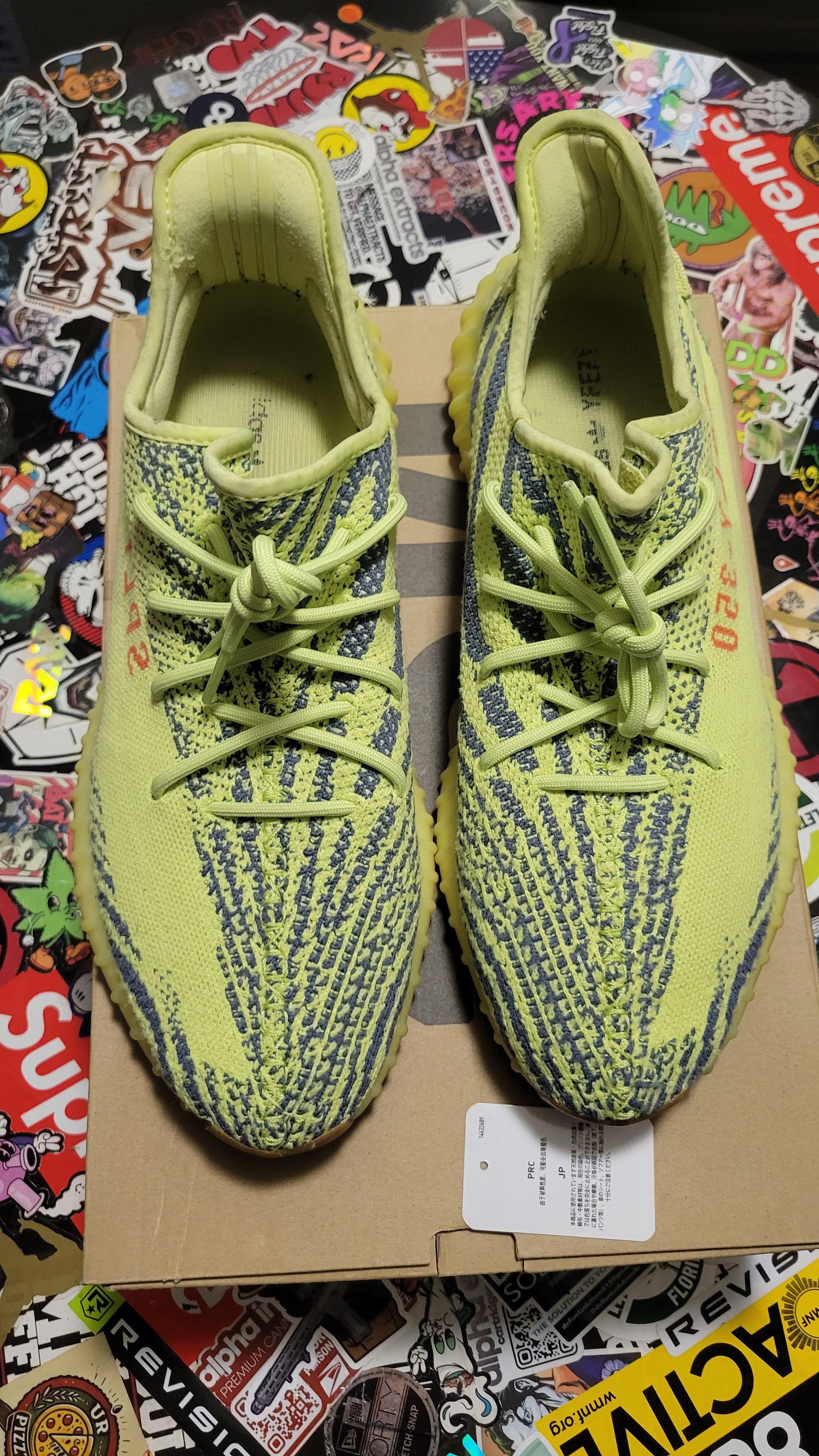 Yeezy Yeezy Boost 350 V2 “Semi Frozen Yellow” – Size 14 Size US 14 / EU 47 - 1 Thumbnail