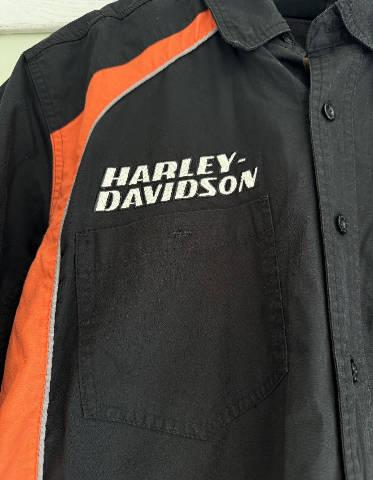 Harley Davidson Vintage Harley Davidson Short Sleeve Shirt Rare Shirt Size US L / EU 52-54 / 3 - 7 Thumbnail
