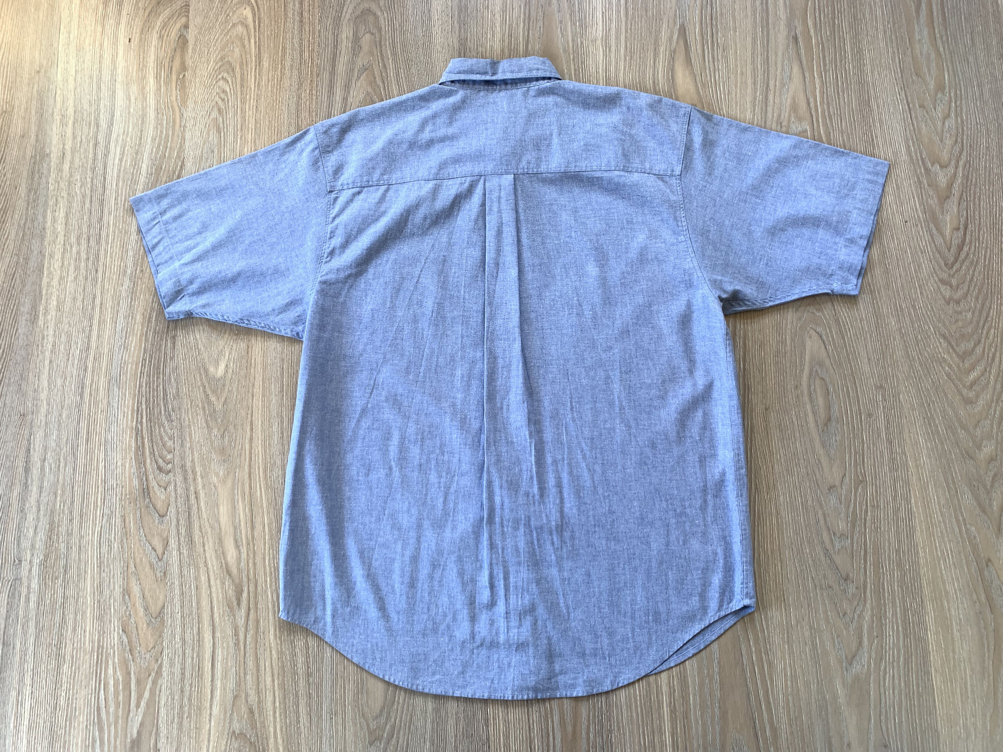 Burton Burton Light Blue Cotton Short Sleeve Shirt Size US M / EU 48-50 / 2 - 3 Thumbnail