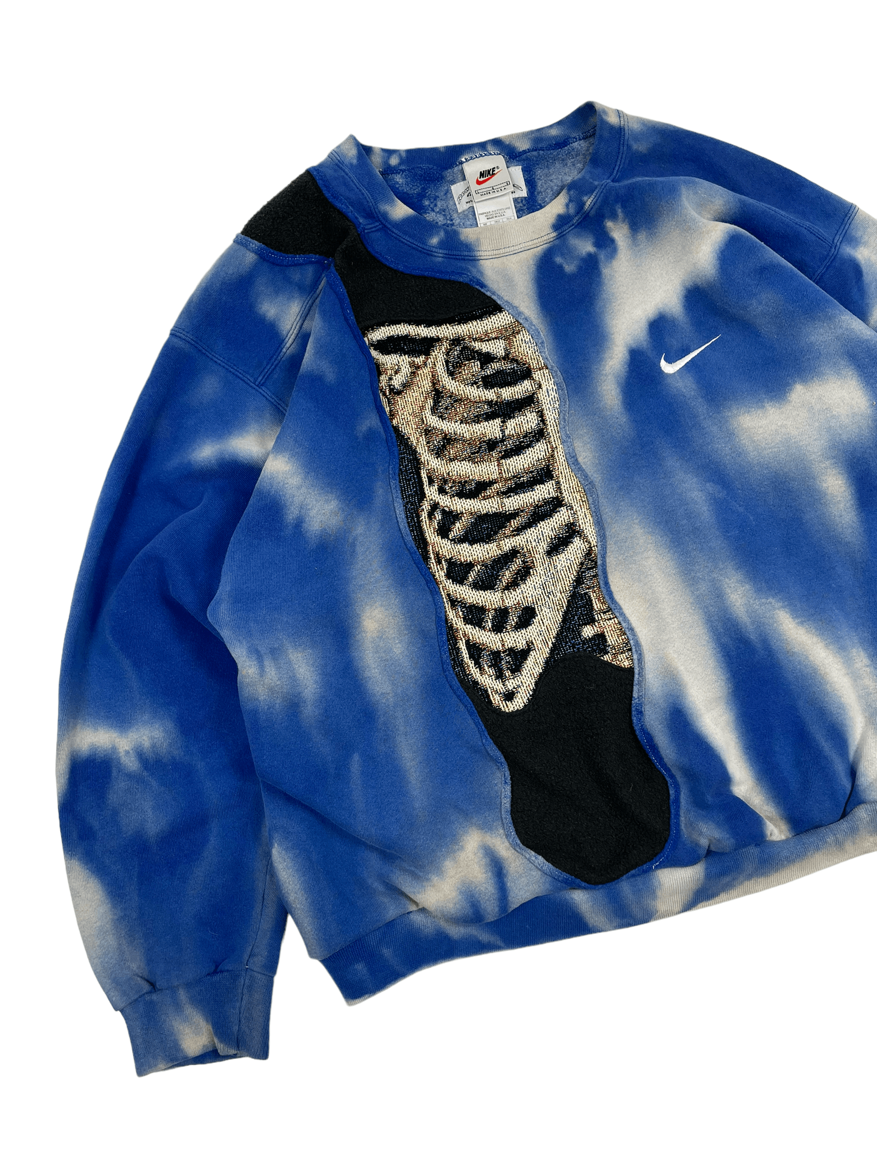 Nike Archive custom Nike reworked skeleton sweatshirt Size US L / EU 52-54 / 3 - 2 Thumbnail
