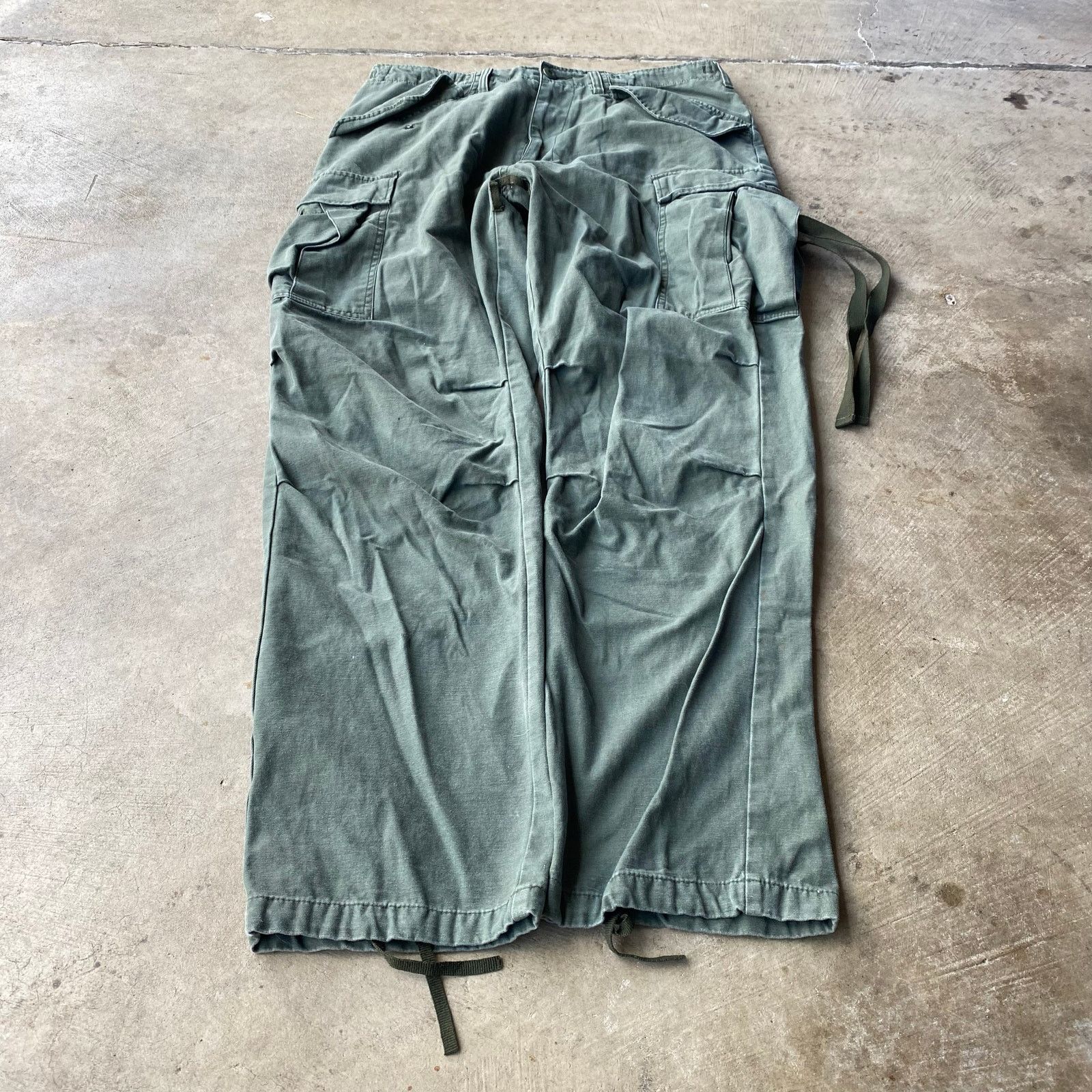 Vintage VINTAGE M51 GREEN MILITARY ARMY PANTS CARGO 33X31 Size US 33 - 1 Thumbnail