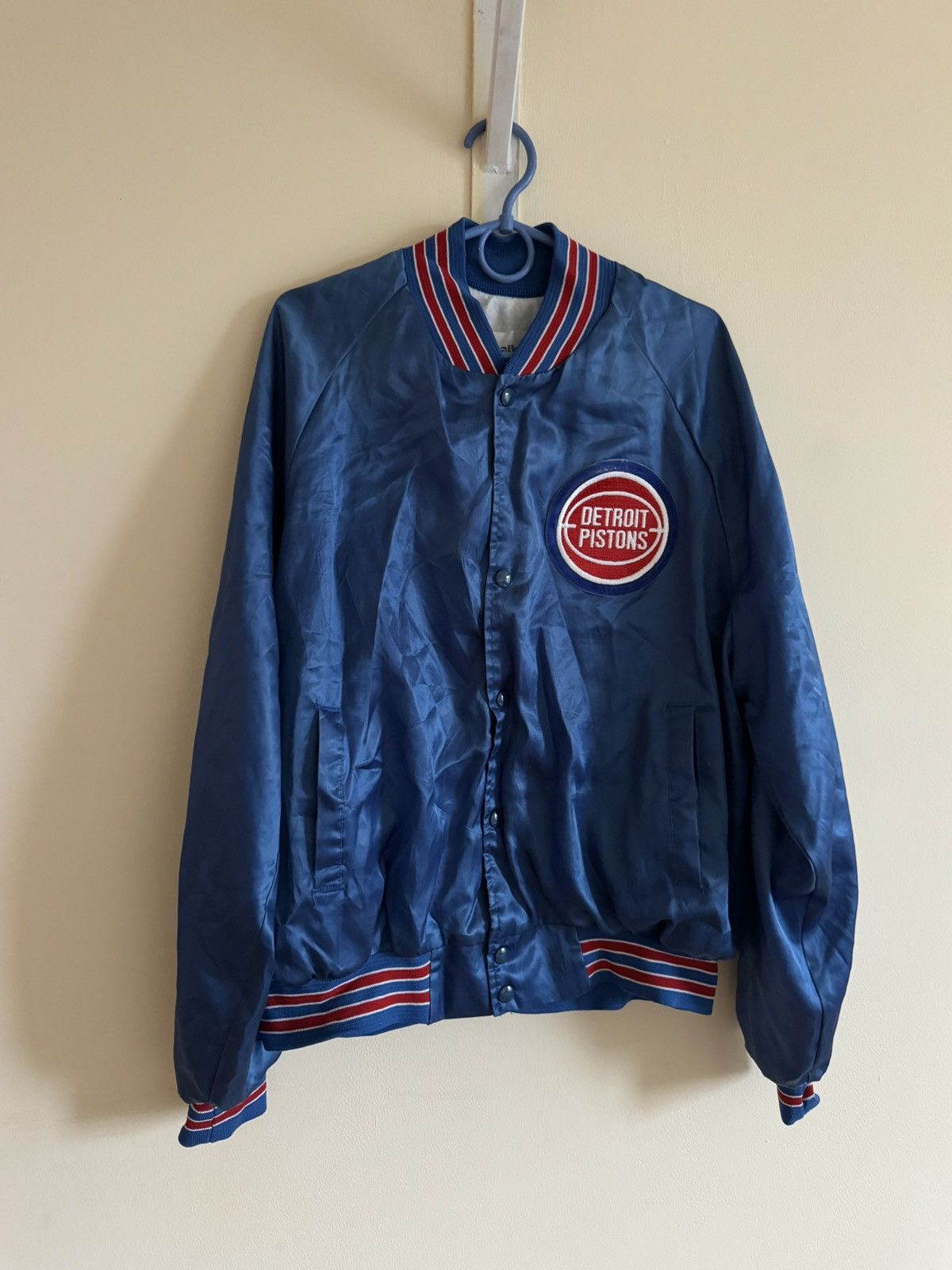 NFL × Vintage Vintage Chalk Line Detroit Pistons Jacket Size US L / EU 52-54 / 3 - 1 Thumbnail