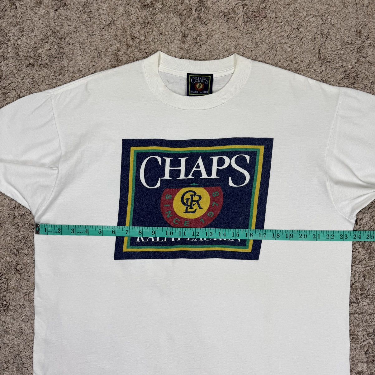 Chaps Ralph Lauren Vintage Chaps Ralph Lauren Big Logo T-shirt Size US L / EU 52-54 / 3 - 11 Thumbnail