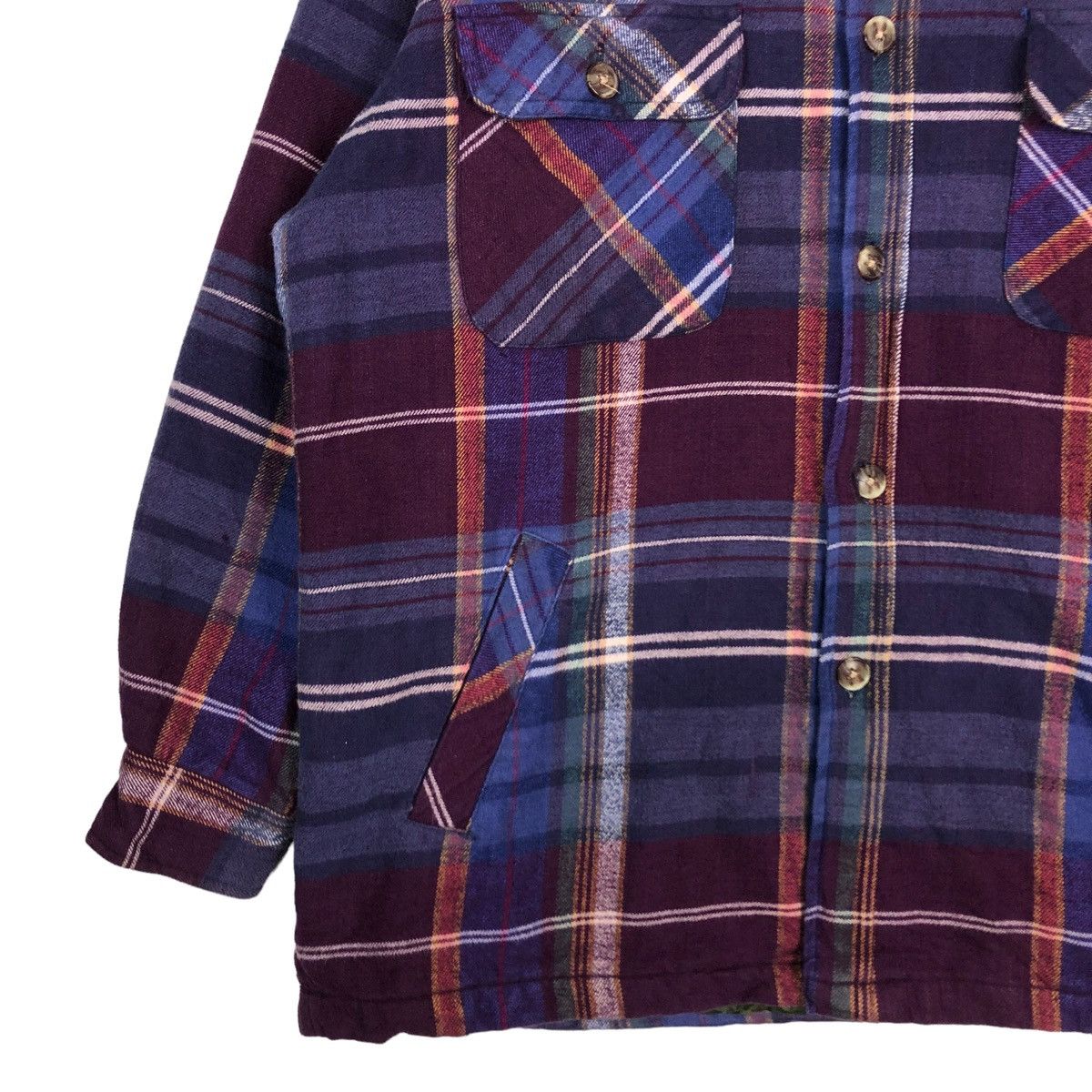 Japanese Brand 🔥VINTAGE CHORE JACKET RALPH ETON TARTAN DESIGN Size US L / EU 52-54 / 3 - 4 Thumbnail