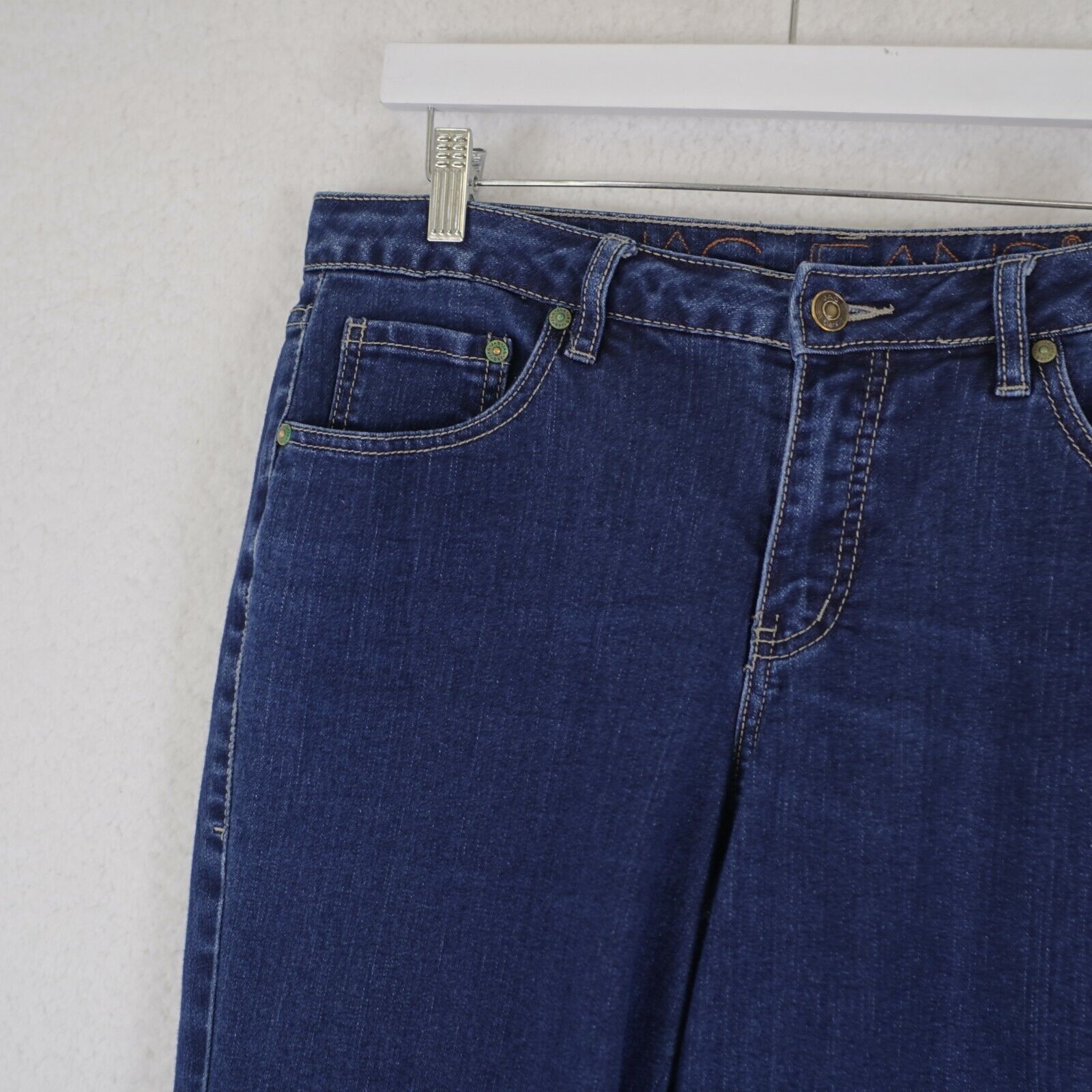 Designer Jag Jeans Classic Fit Dark Blue Denim Jeans Mid Rise 34/23 Size 34" / US 12 / IT 48 - 2 Thumbnail