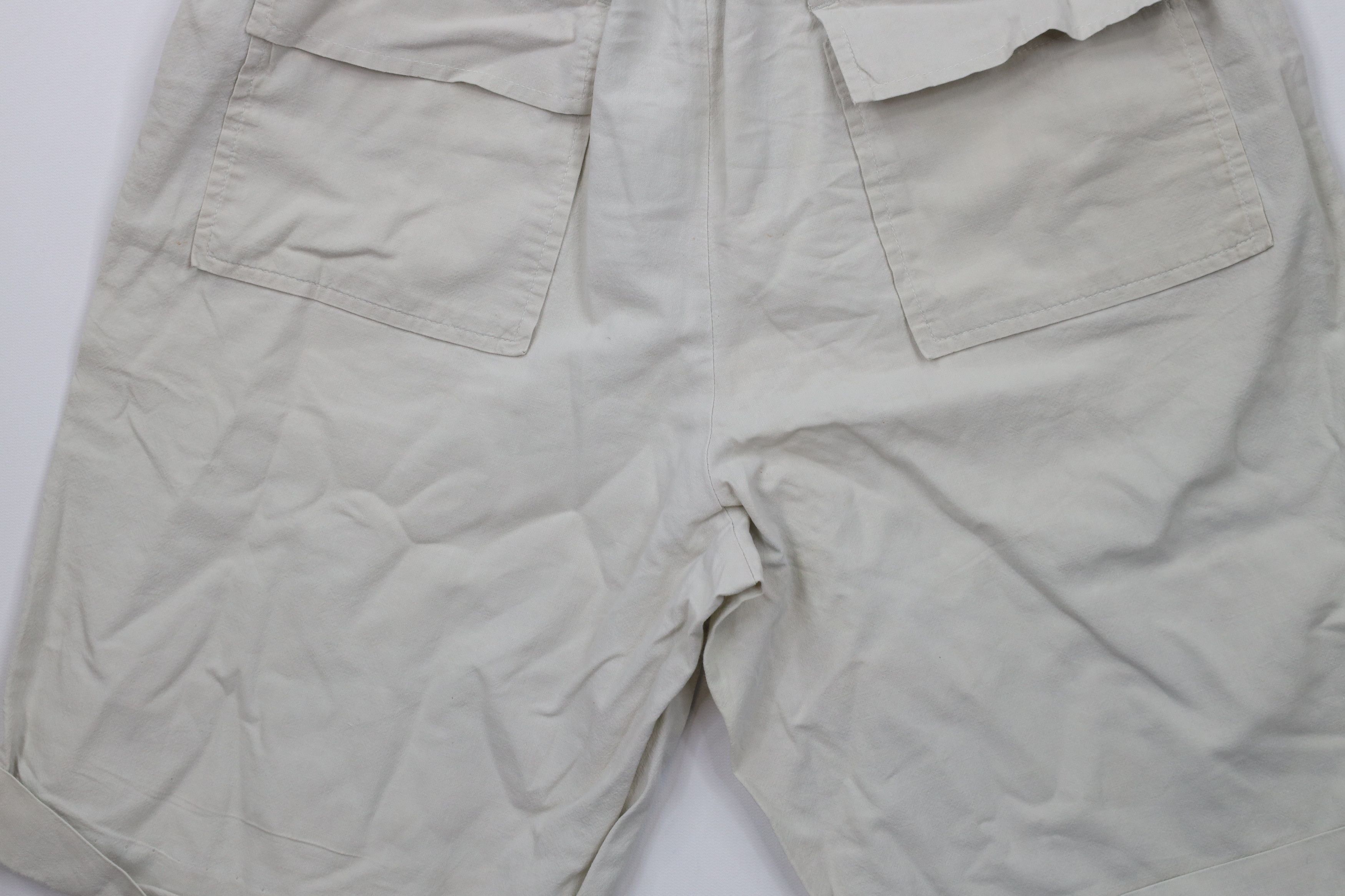 Vintage Vintage 80s Streetwear Paris Safari Bermuda Cuffed Shorts Size 24" / US 00 / IT 34 - 12 Thumbnail