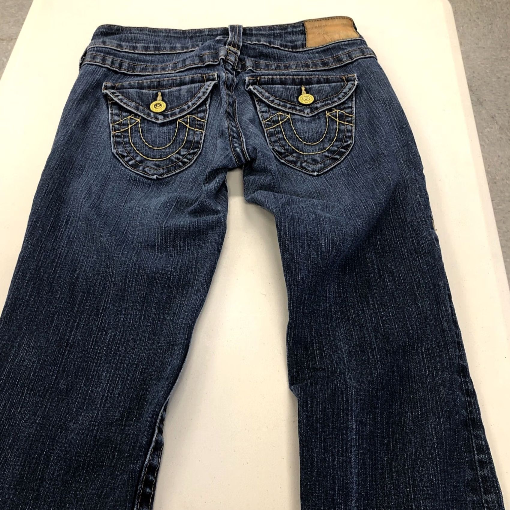 True Religion VINTAGE? No. True Religion Jeans Blue Skinny Flap Pockets 5-Pocket Design Denim Cotton Blend Zip Size 26" / US 2 / IT 38 - 3 Thumbnail