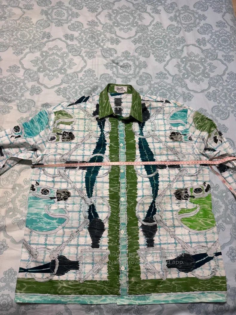 Hermes Hermes Casual shirt Size US XXS / EU 40 - 4 Thumbnail
