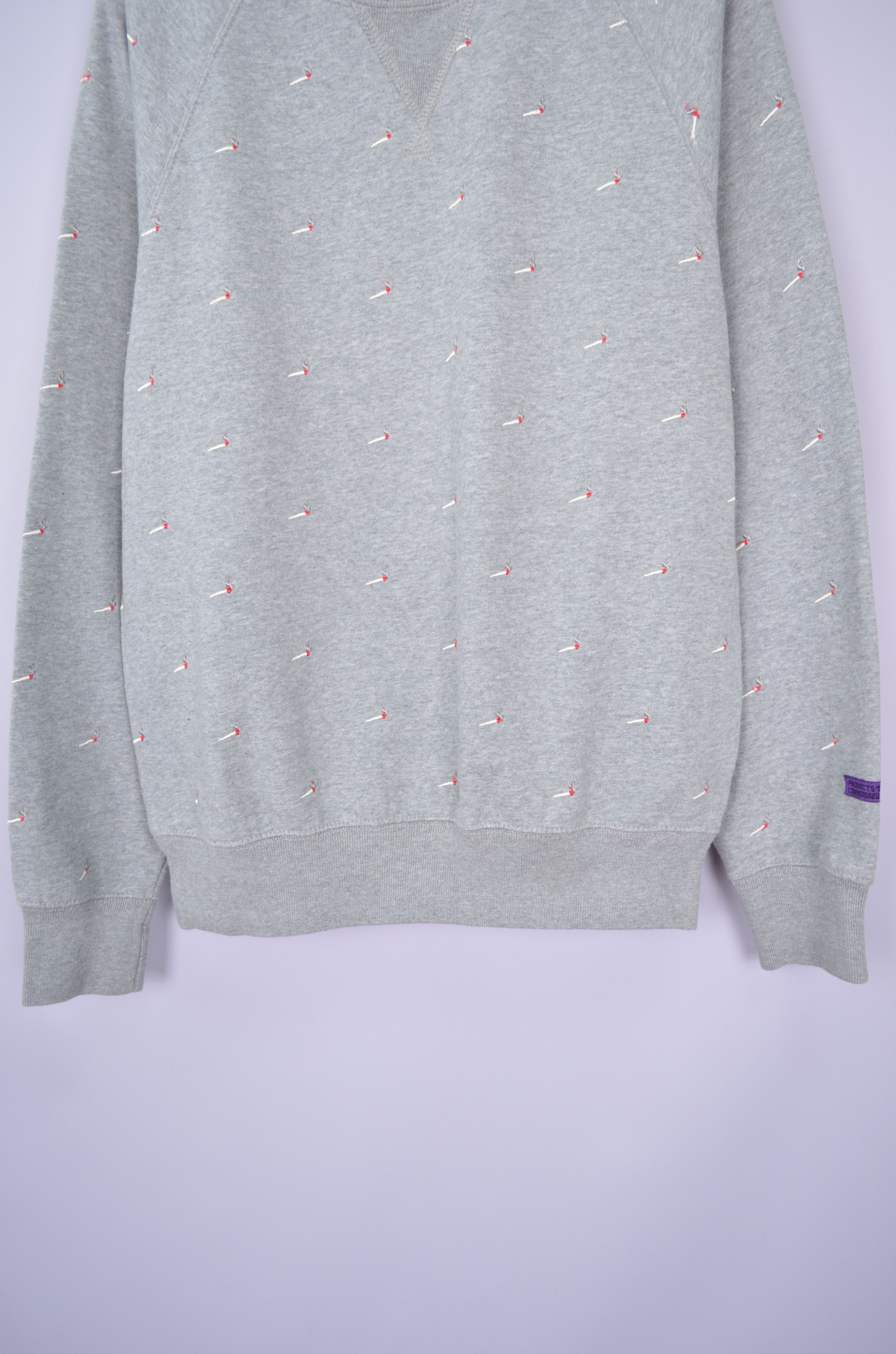Designer The Smokers Club Crewneck Pullover Sweatshirt Size S Joint Size US S / EU 44-46 / 1 - 3 Thumbnail