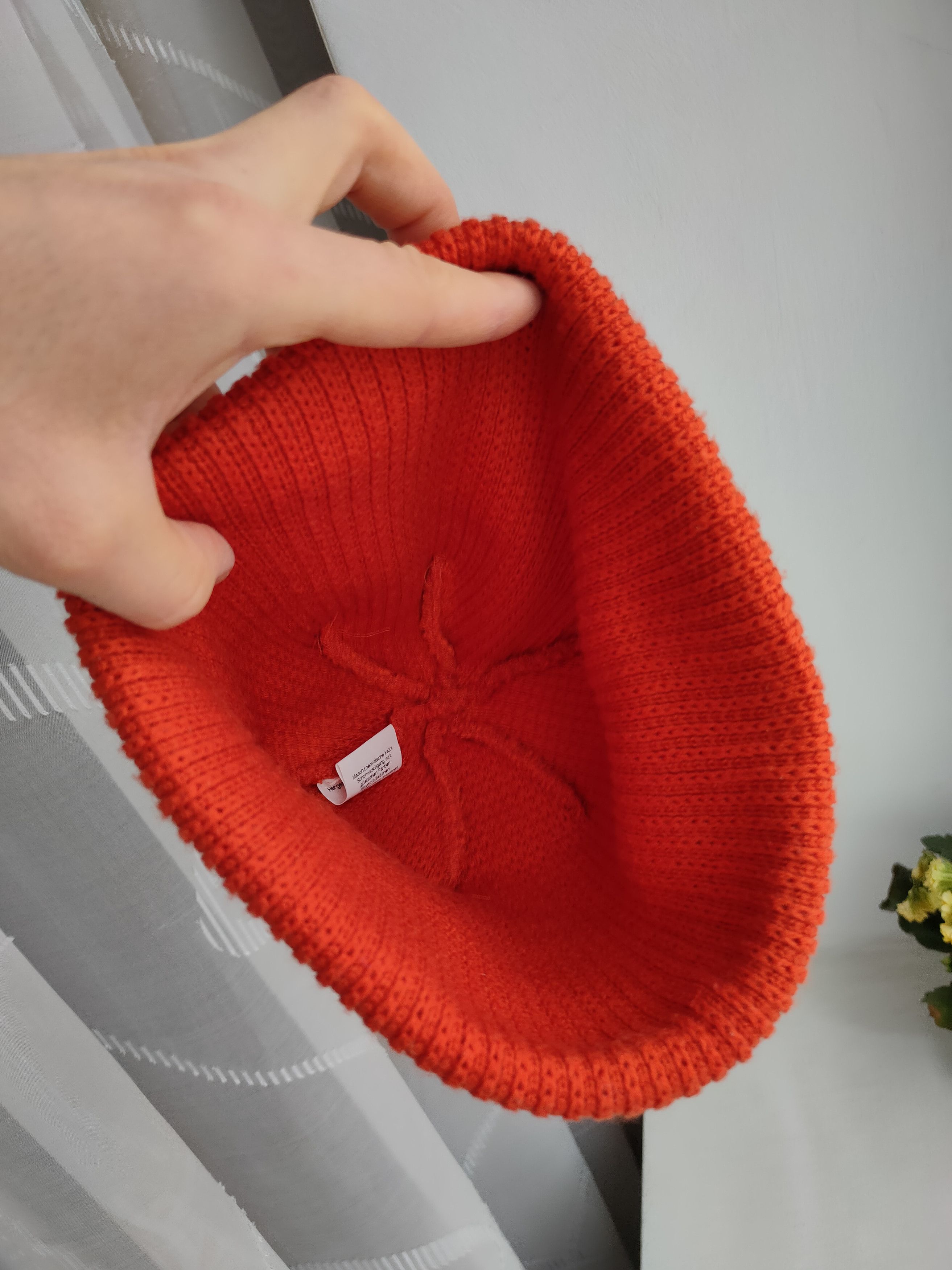 Dravus Dravus knitted orange beanie hat Size ONE SIZE - 6 Thumbnail