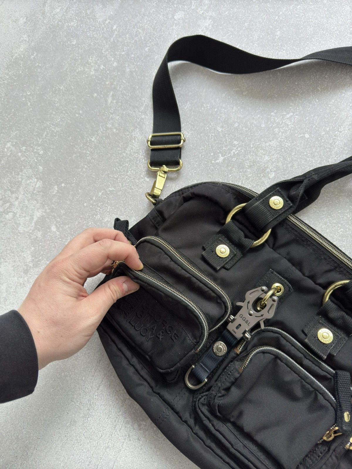 George Gina & Lucy × Japanese Brand Vintage George Gina & Lucy Side Saddie Shoulder Pocket Bag Size ONE SIZE - 14 Thumbnail