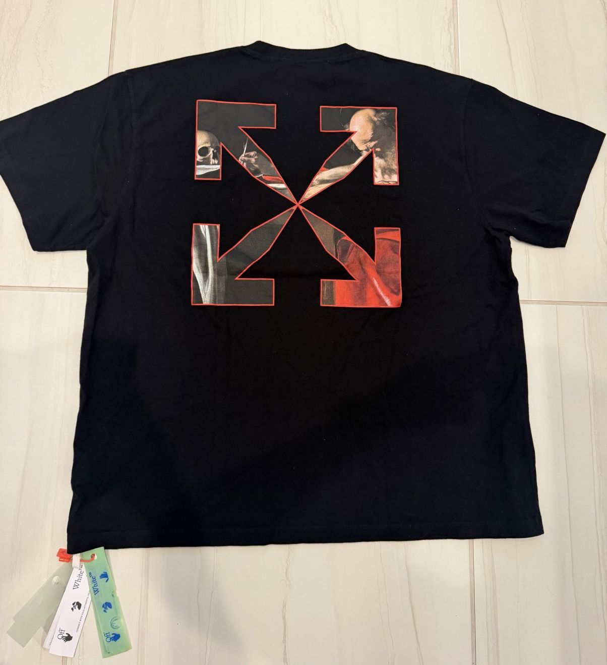 Off-White Off-White Caravaggio Tee Large NWT Virgil Abloh Size US L / EU 52-54 / 3 - 3 Thumbnail