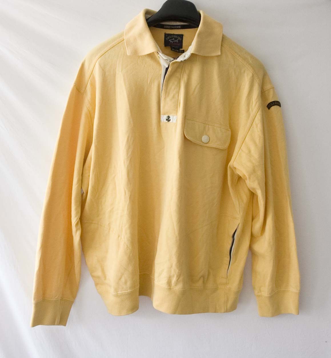 Paul & Shark Paul & Shark Rugby Polo Long Sleeve Sweater Size L Yellow Size US L / EU 52-54 / 3 - 1 Thumbnail