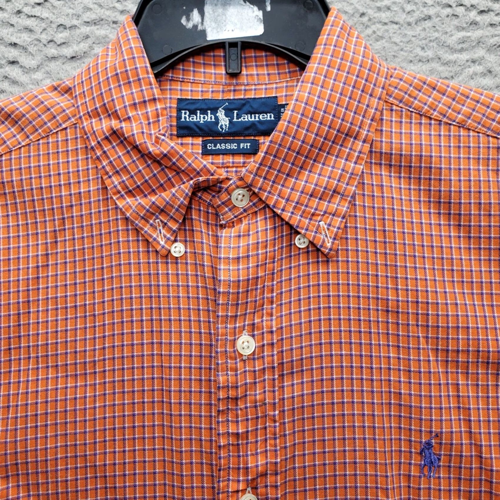 Ralph Lauren Ralph Lauren Shirt Mens L Multicolor Check Button-Down Collared Casual Classic Fit Shirt Size US L / EU 52-54 / 3 - 6 Thumbnail