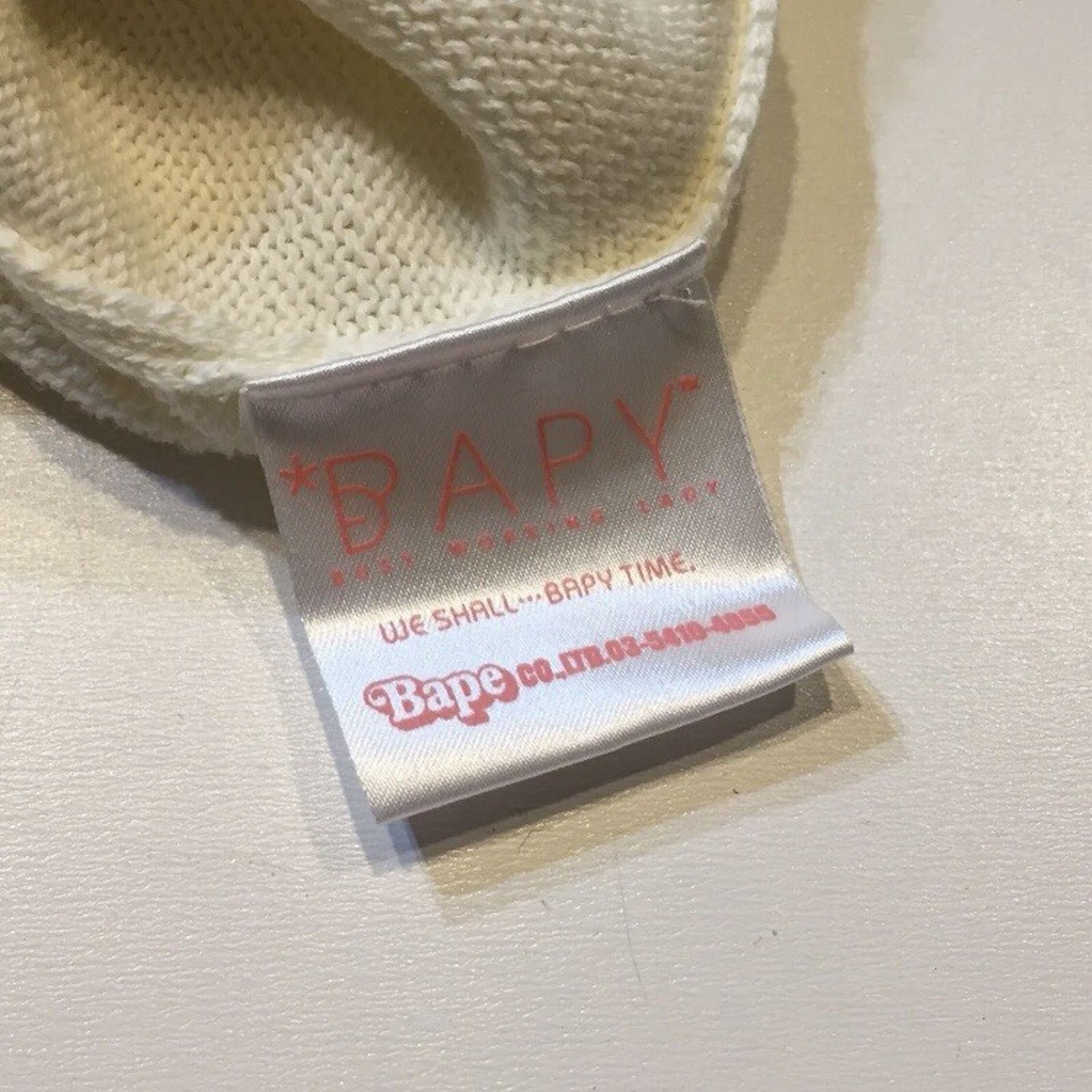 Bape BAPE BAPY Womens Bape White Pull Over Short Sleeve Blouse Size L / US 10 / IT 46 - 9 Thumbnail