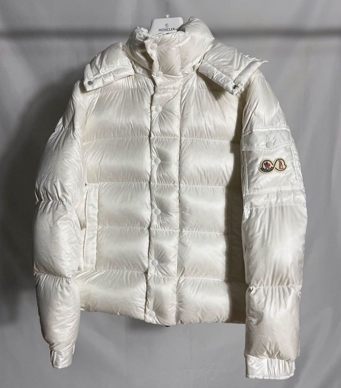 MONCLER 70th ANNIVERSARY WHITE MAYA PUFFER