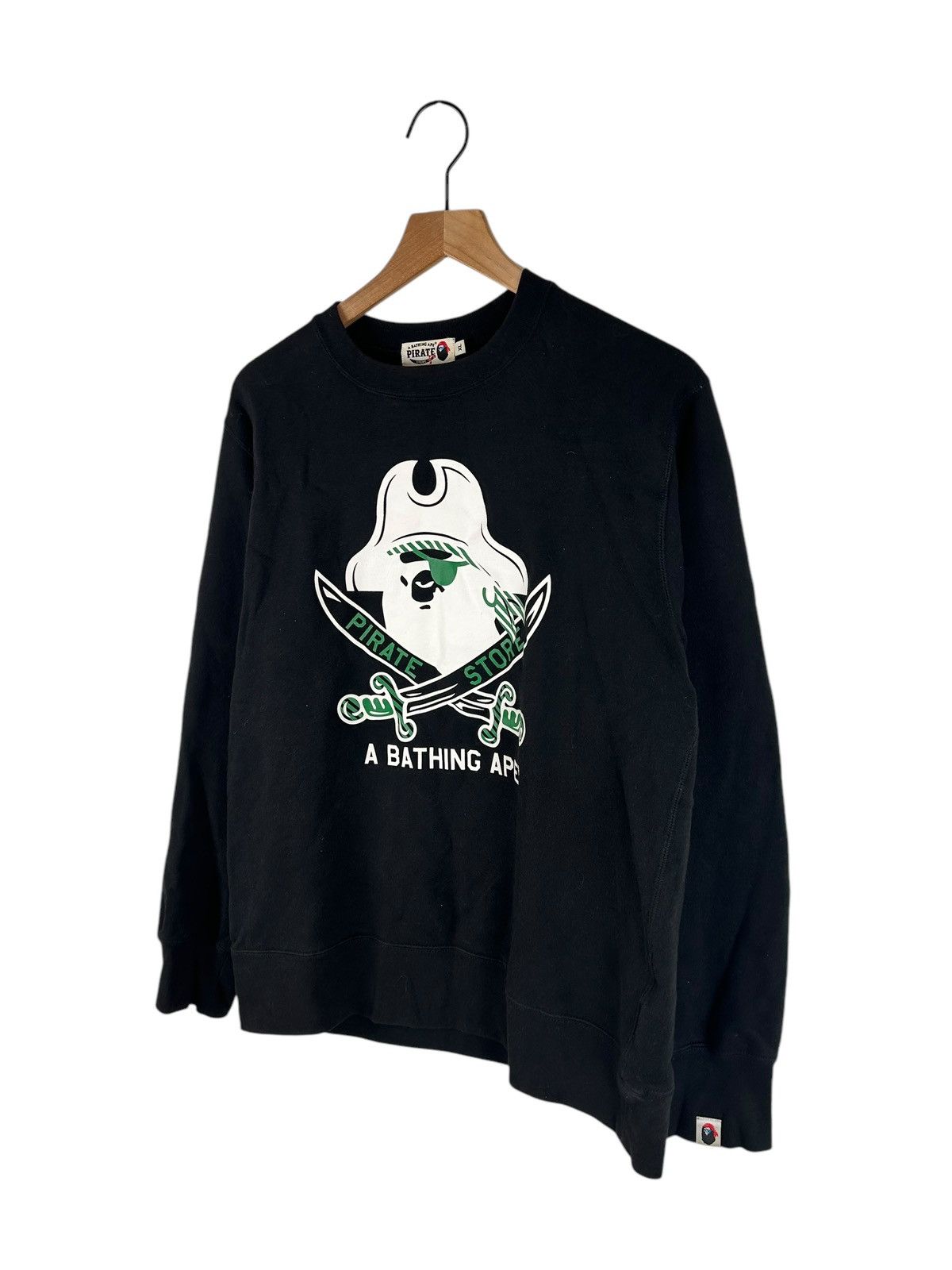 Bape Bape Pirates Logo Print Sweatshirt Size US XL / EU 56 / 4 - 2 Thumbnail