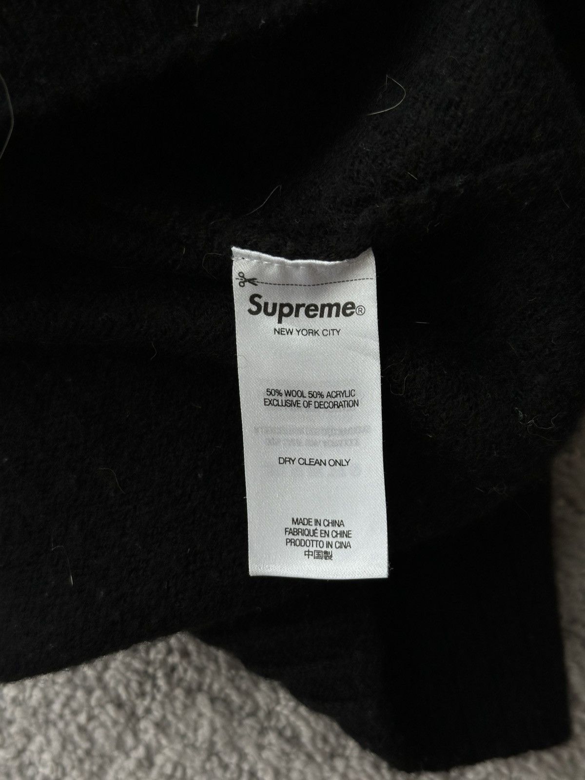 Other Supreme Black Wool Sweater Size M / US 6-8 / IT 42-44 - 4 Thumbnail