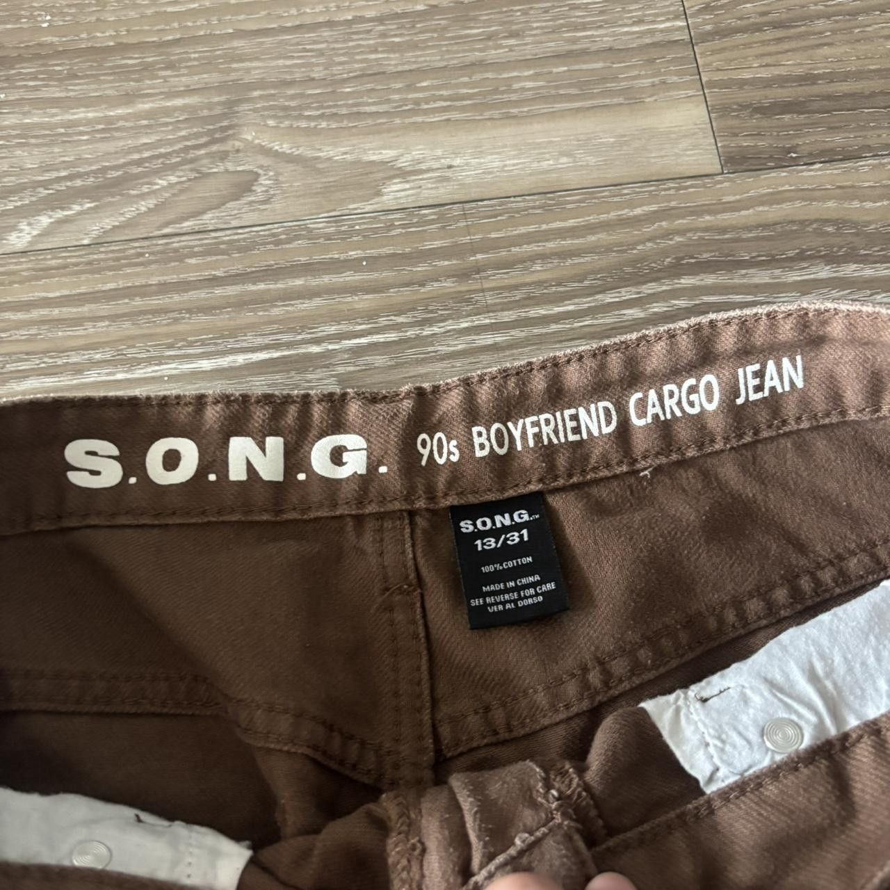 Vintage Crazy Vintage Y2K/2000s Baggy Brown Streetwear Cargo Pants! 30x31 Size US 30 / EU 46 - 7 Thumbnail
