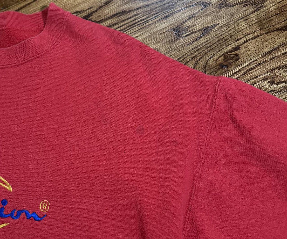 Champion Vintage Champion Red Sweatshirt (Size XL) Size US XL / EU 56 / 4 - 3 Thumbnail
