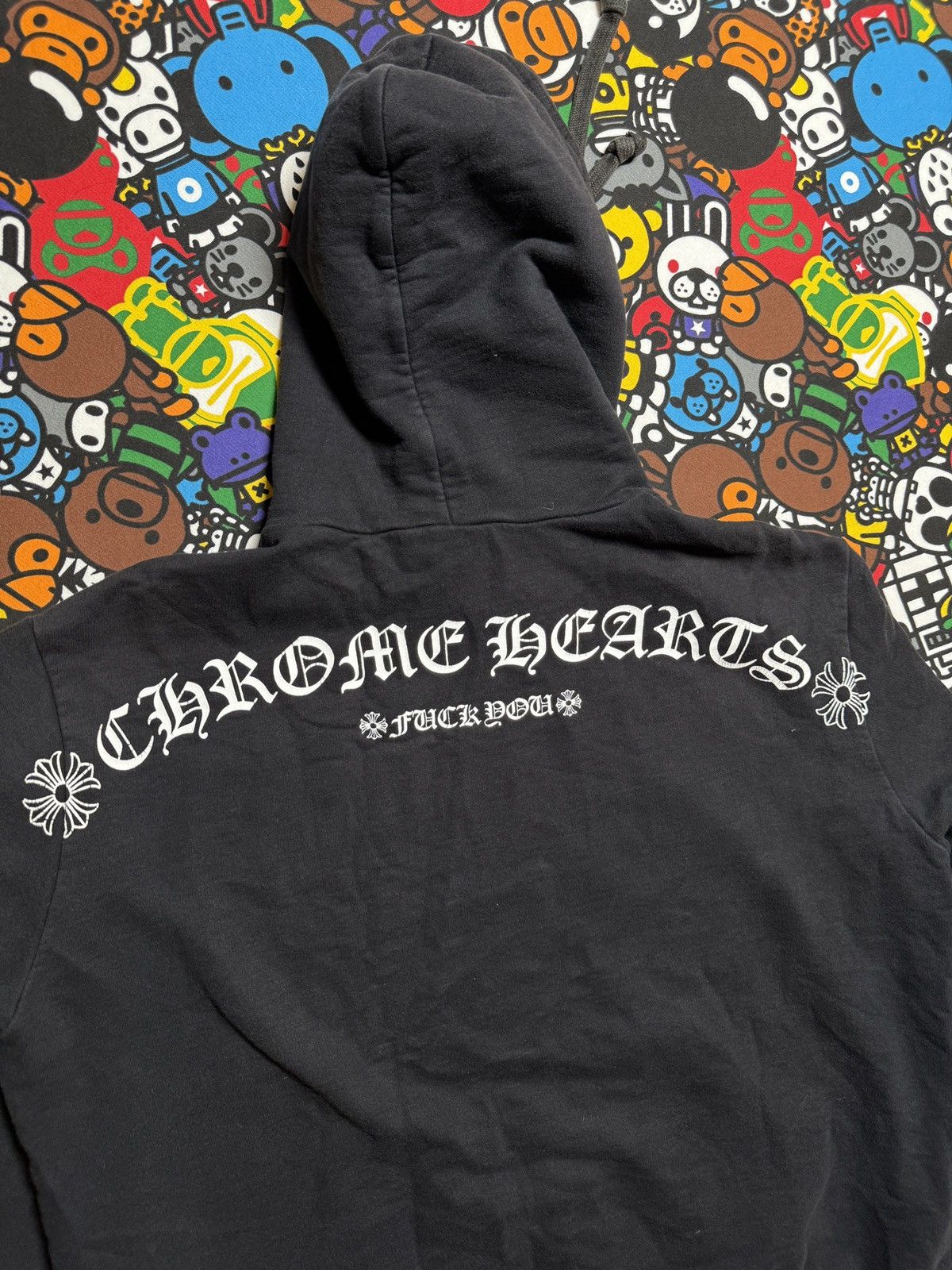 Chrome Hearts Chrome Hearts Black Script Logo Pullover Hoodie Size US M / EU 48-50 / 2 - 11 Thumbnail