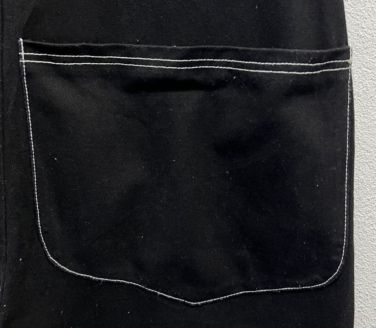 Japanese Brand × Vintage Vintage Black Cotton Overalls – Size M Size US 33 - 10 Thumbnail