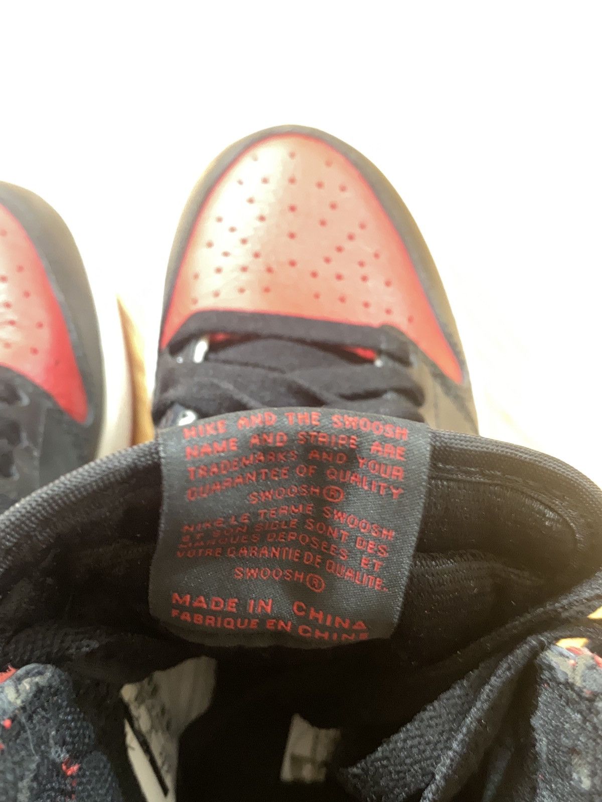 Jordan Brand × Nike Air Jordan 1 Bred Toe Size US 5.5 / EU 38 - 10 Thumbnail