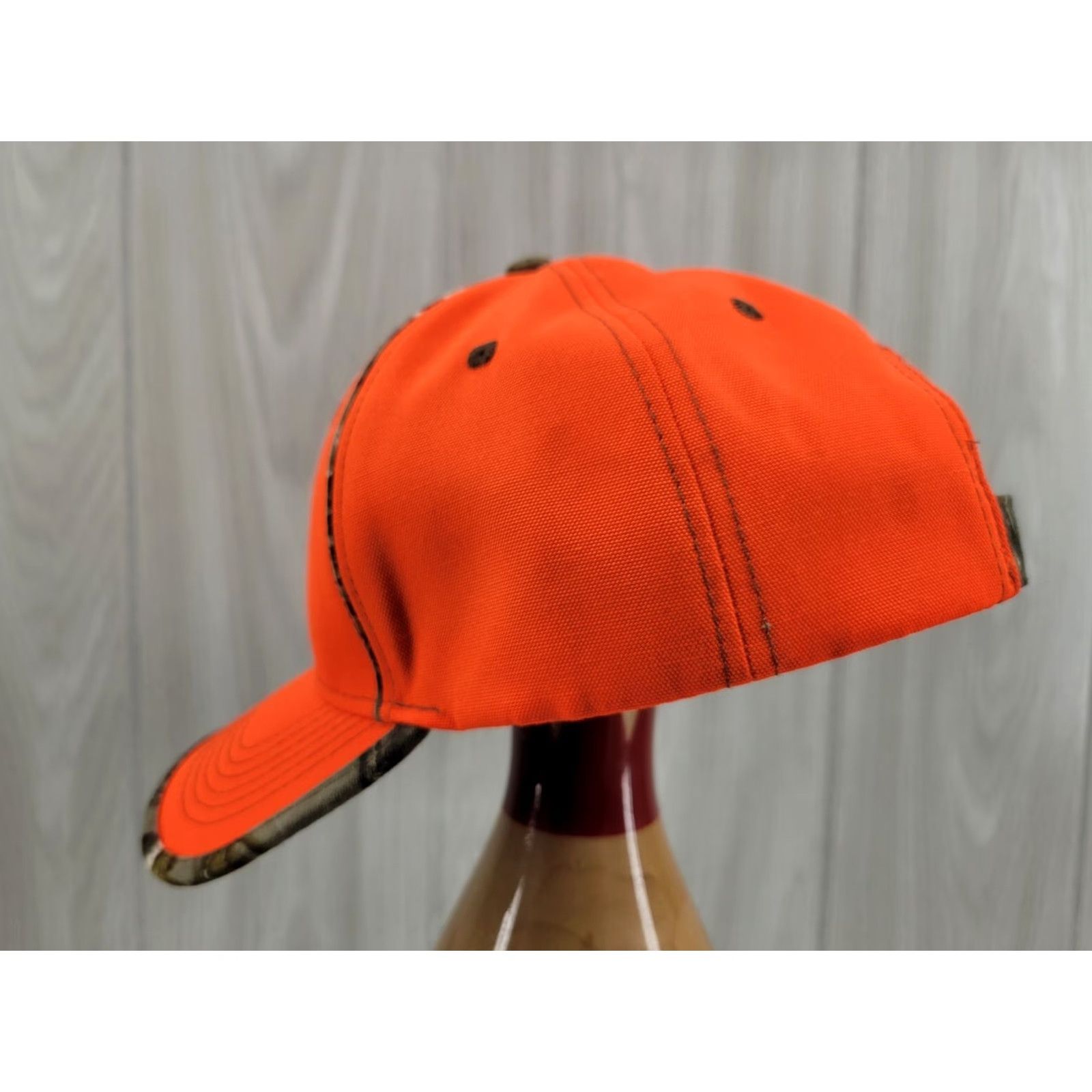Hunter Cap America AFC Grain Division Hunters Camouflage Orange Hat Mens Adjustable Orange Camouflage Baseball Cap Mens Size ONE SIZE - 5 Thumbnail