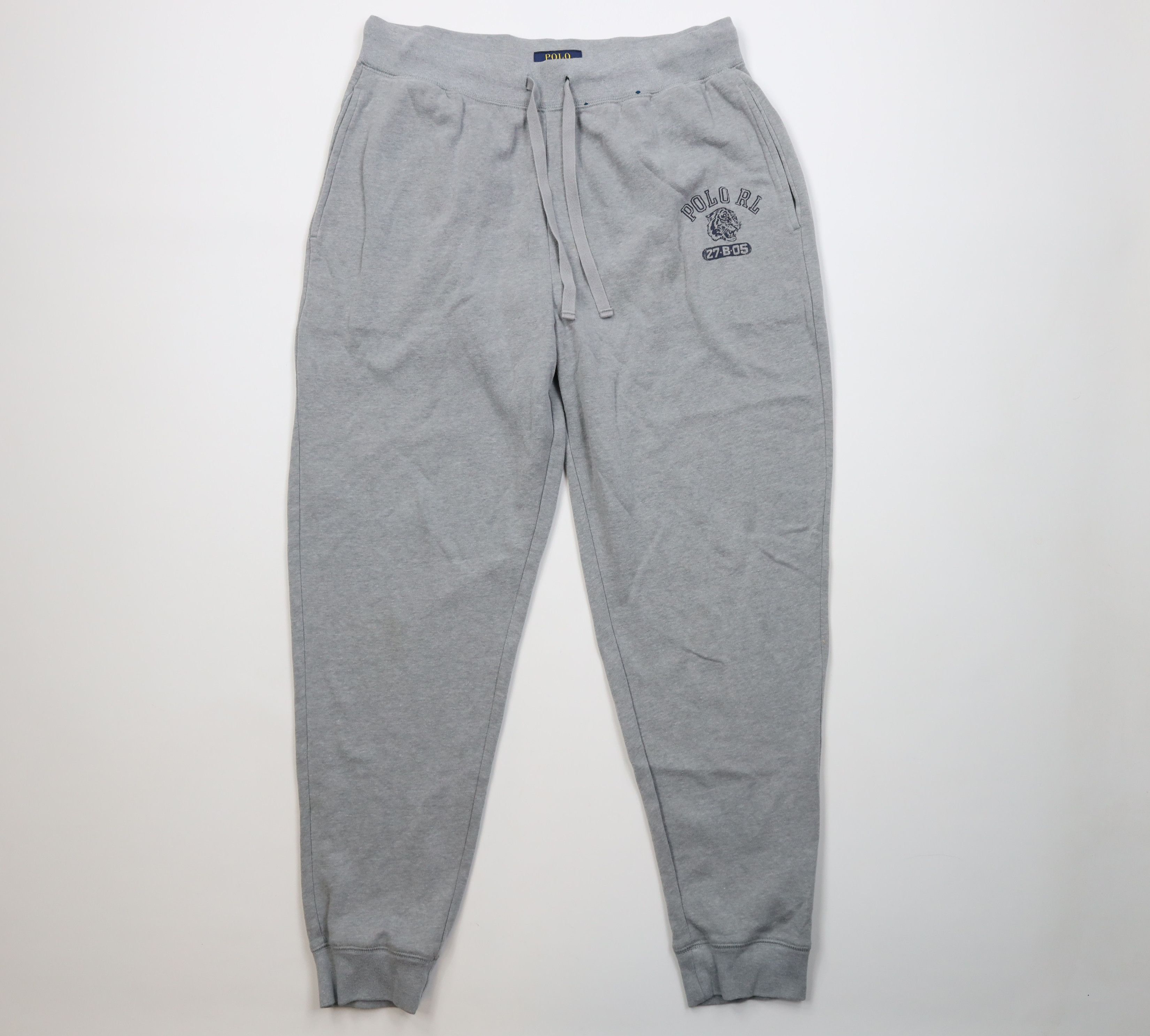 Ralph Lauren Vintage Ralph Lauren Tiger Cuffed Sweatpants Joggers Pants Size US 36 / EU 52 - 1 Thumbnail
