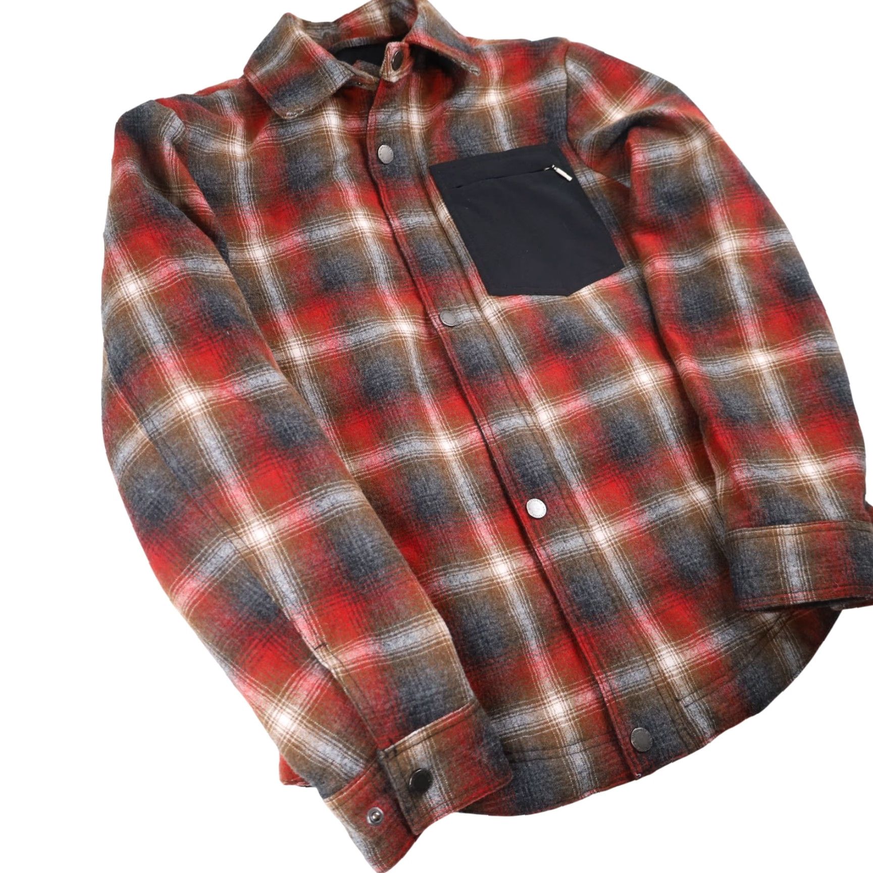 Pendleton Pendleton Mens Small Shadow Plaid Polyfill Quilted Wool Shirt Jacket Size US S / EU 44-46 / 1 - 3 Thumbnail