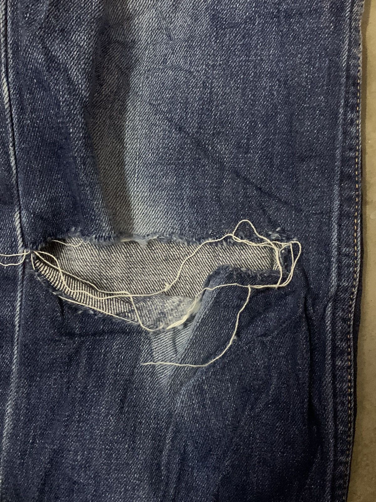 Japanese Brand × Levi's Vintage Clothing Levi’s 502 Selvedge Distress Denim Jeans Size US 30 / EU 46 - 3 Thumbnail