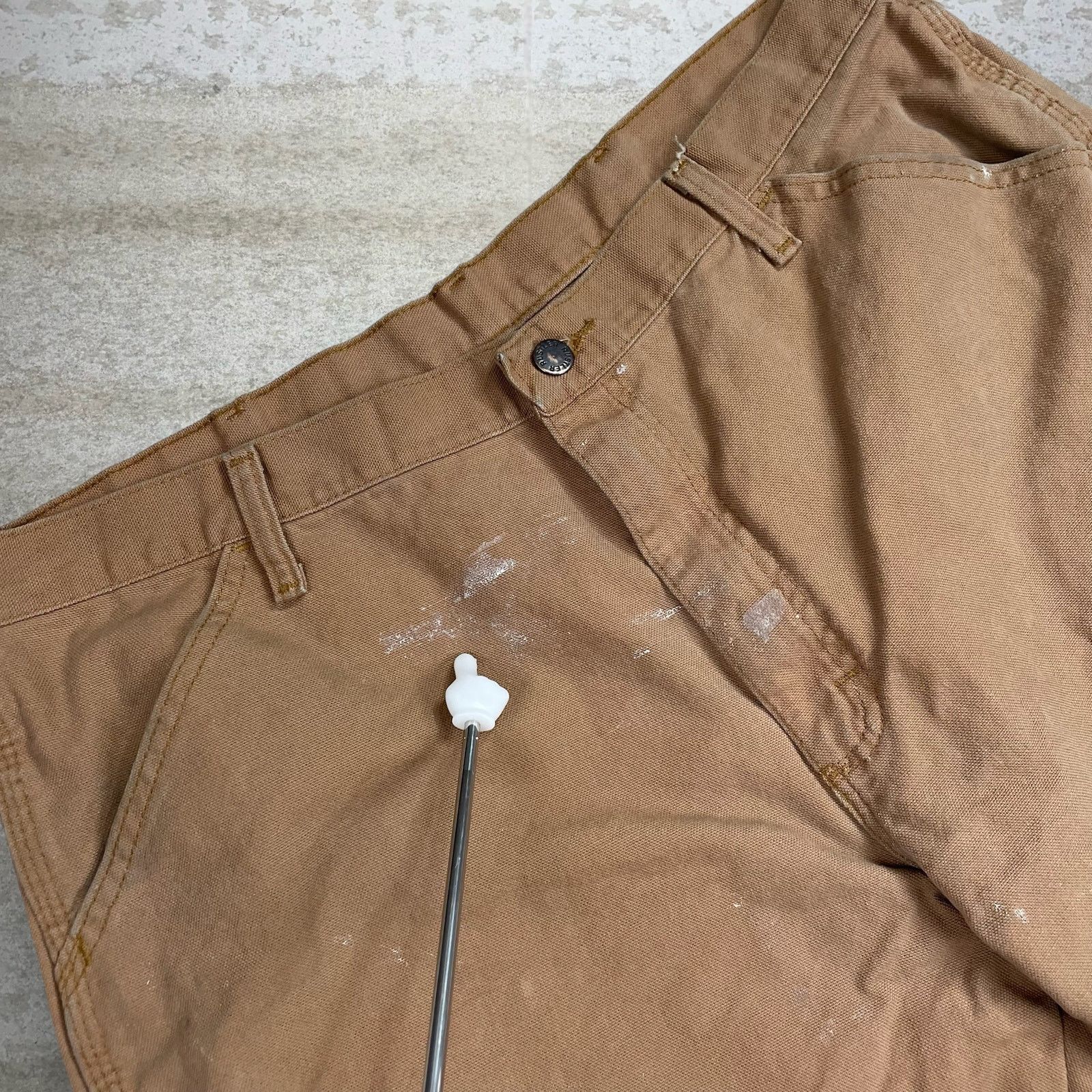 Rustler Vintage Y2K Rustler Carpenter Pants 38x29 Baggy Wide Leg Tan Size US 38 / EU 54 - 5 Thumbnail