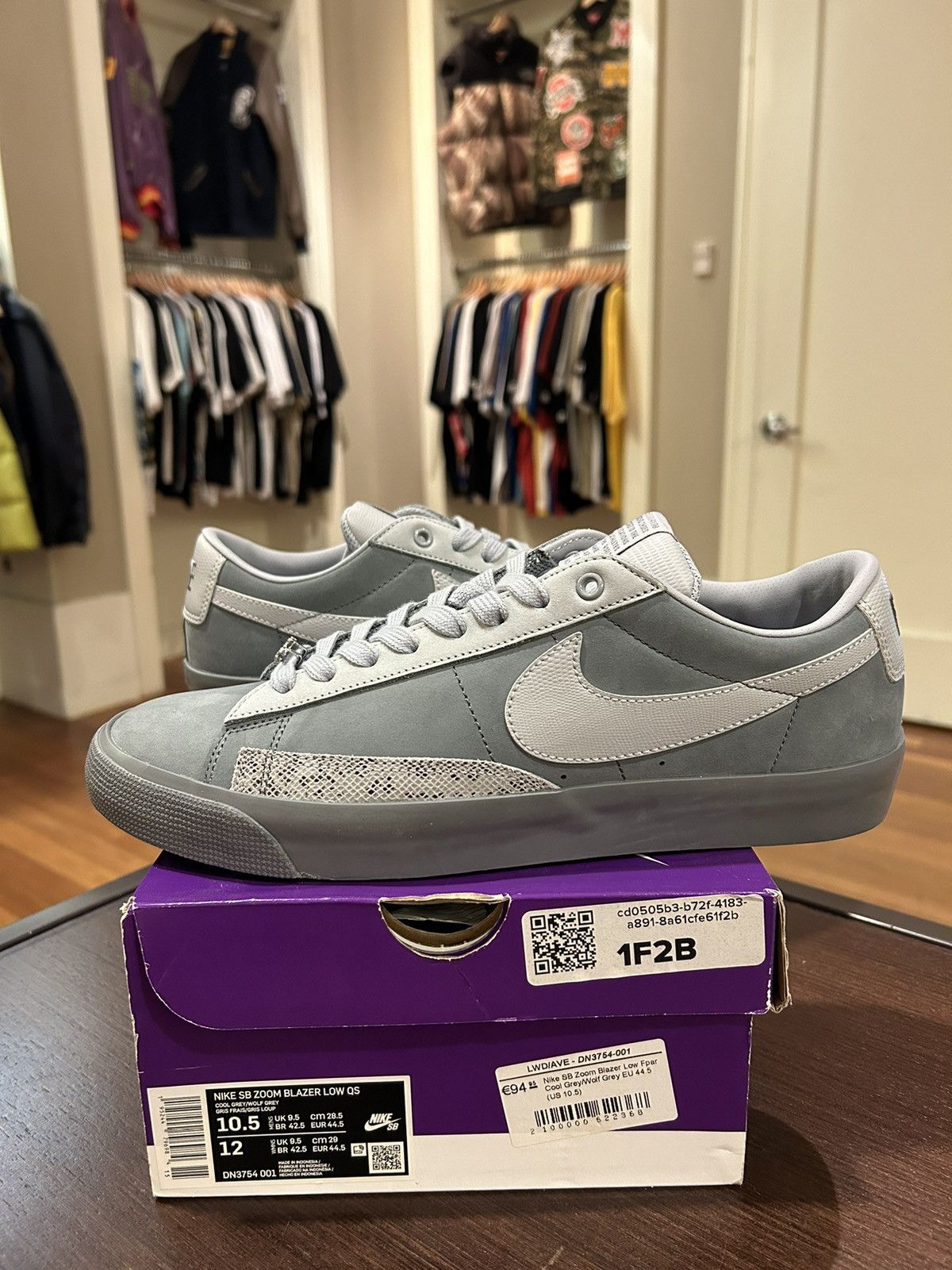 Nike SB Blazer Low FPAR Cool Grey