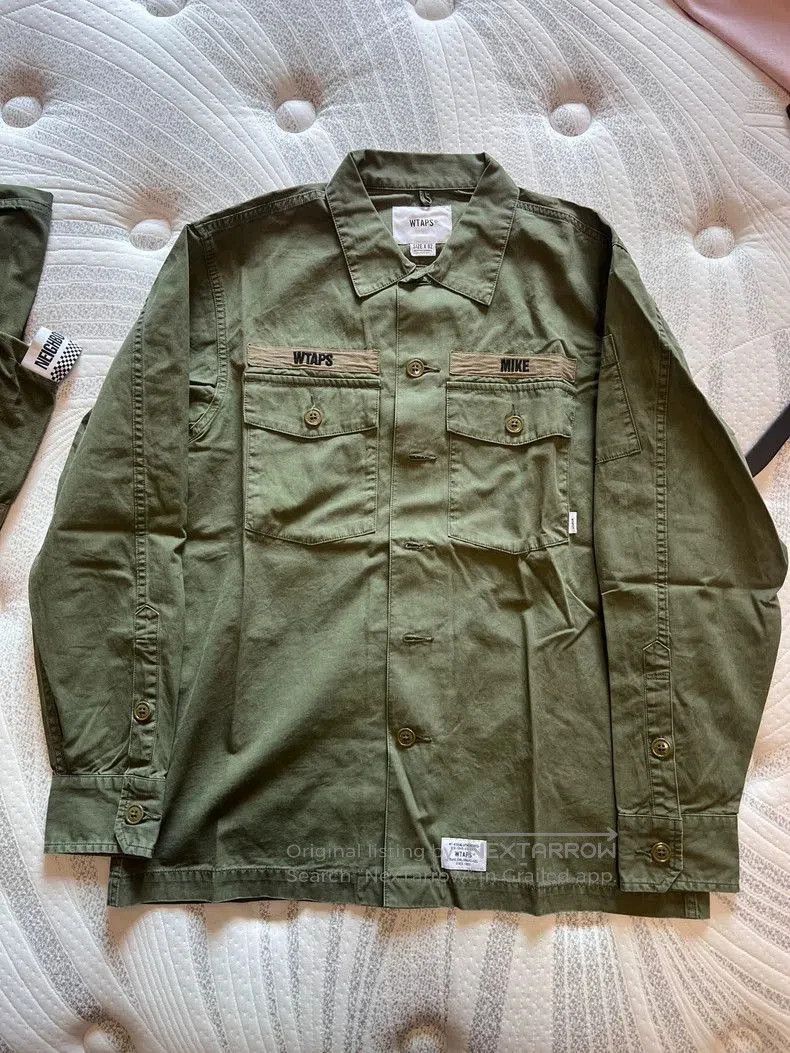 Wtaps WTAPS BUDS 18SS Green Long Sleeve Shirt. Size US M / EU 48-50 / 2 - 1 Thumbnail