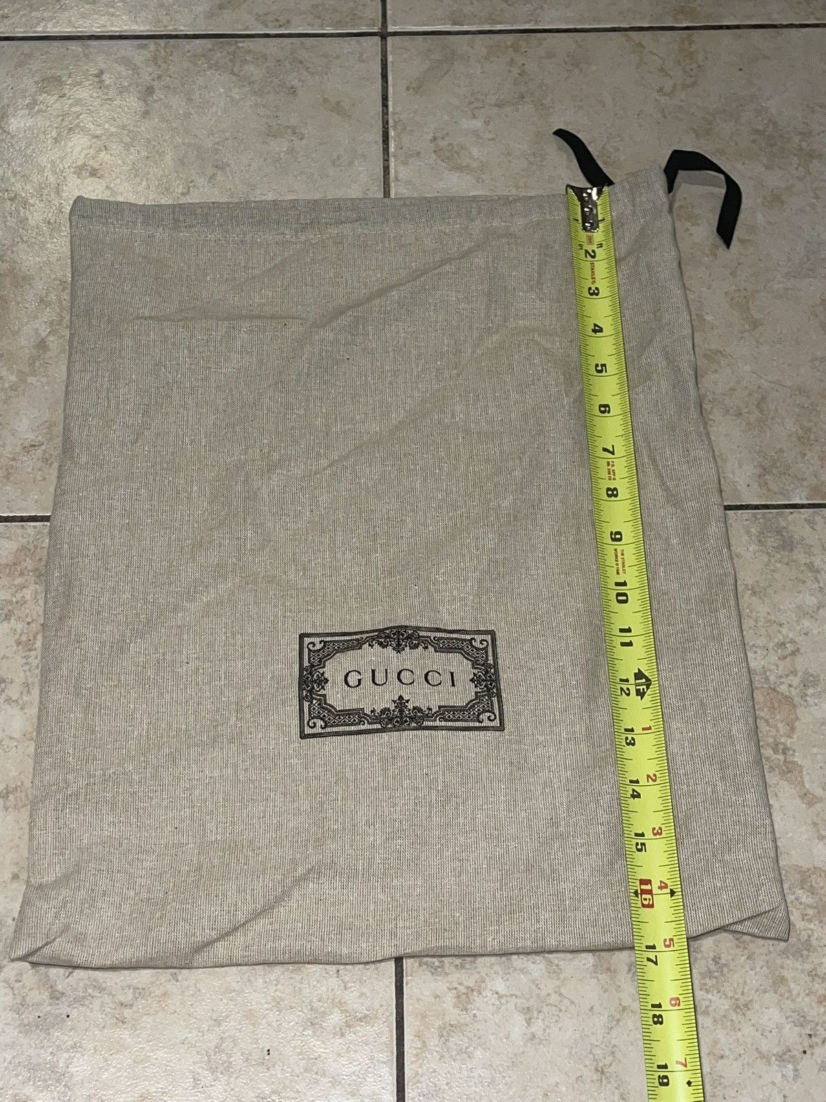 Gucci GUCCI Drawstring Dust Bag 17” x 14” Size ONE SIZE - 4 Thumbnail