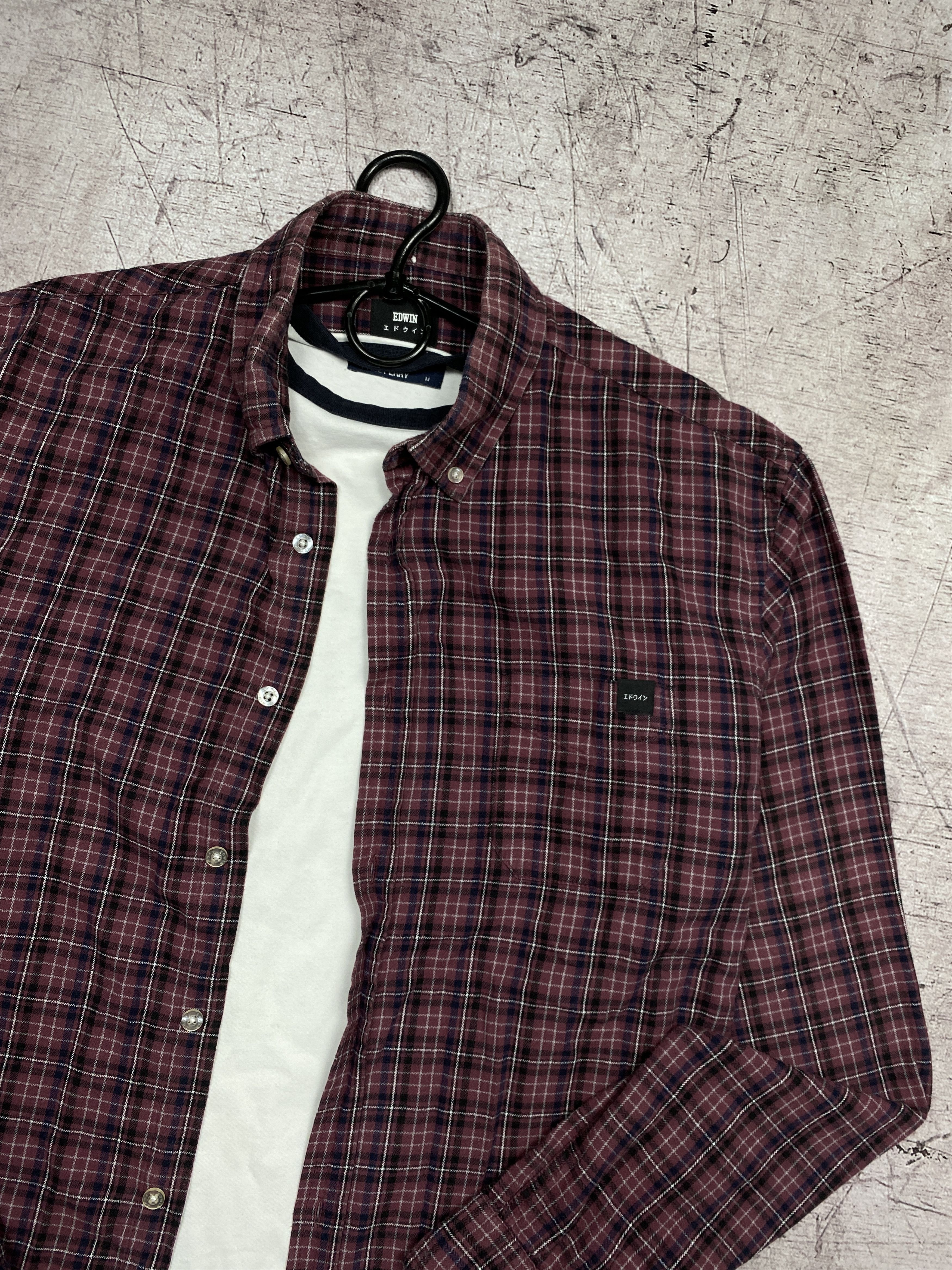 Edwin × Flannel Edwin Vintage Standard Flannel Plaid Shirt Y2K Size US L / EU 52-54 / 3 - 2 Thumbnail