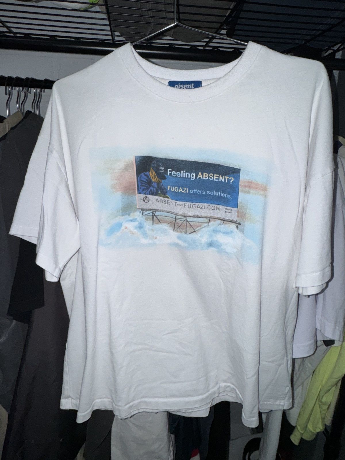 Absent × Fugazi ABSENT X FUFAZI Billboard Tee Size US L / EU 52-54 / 3 - 2 Thumbnail