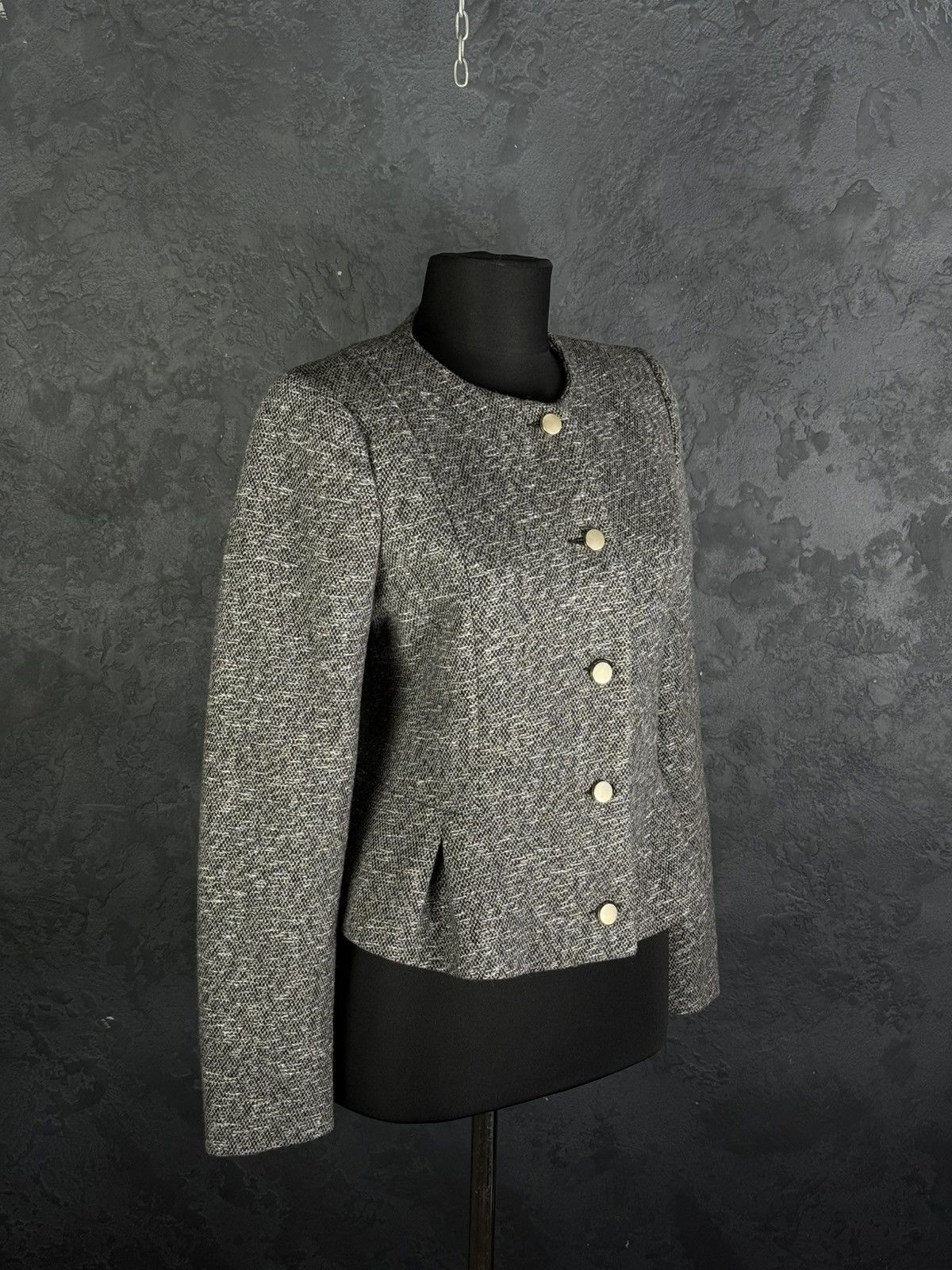 Armani Collezioni Armani Jeans Giorgio Wool Blend Blazer Vintage Womens 44 Size M / US 6-8 / IT 42-44 - 8 Thumbnail