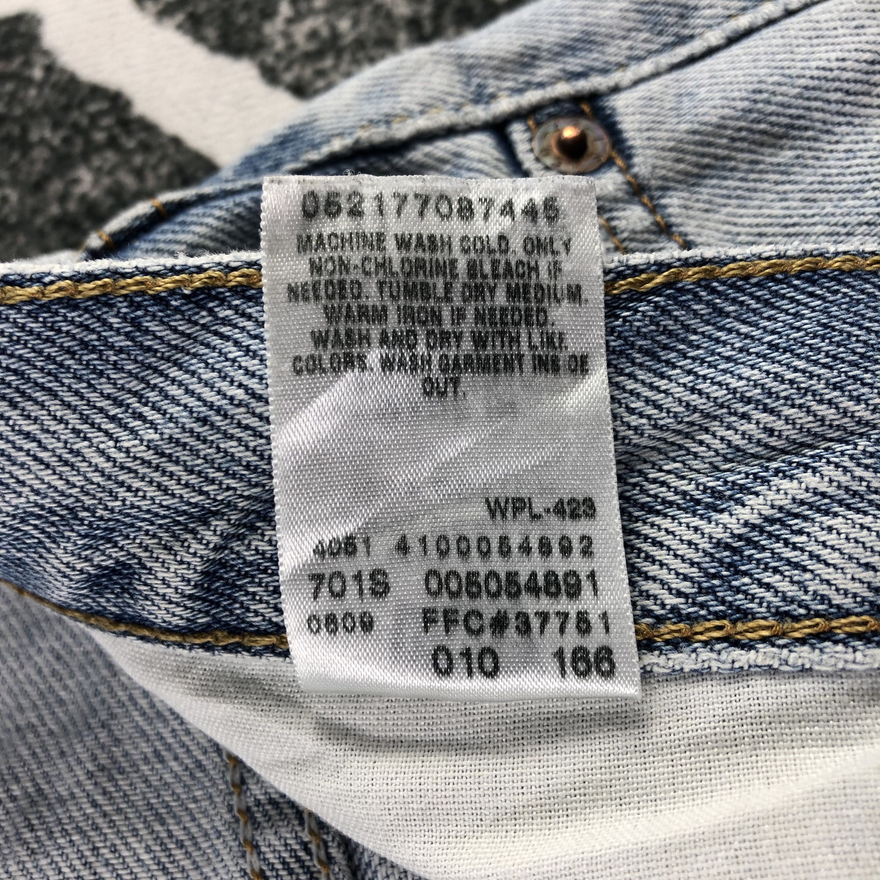 Levi's Vintage Levi's 505 Jeans Distress Regular Fit Denim KJ1435 Size US 34 / EU 50 - 11 Thumbnail
