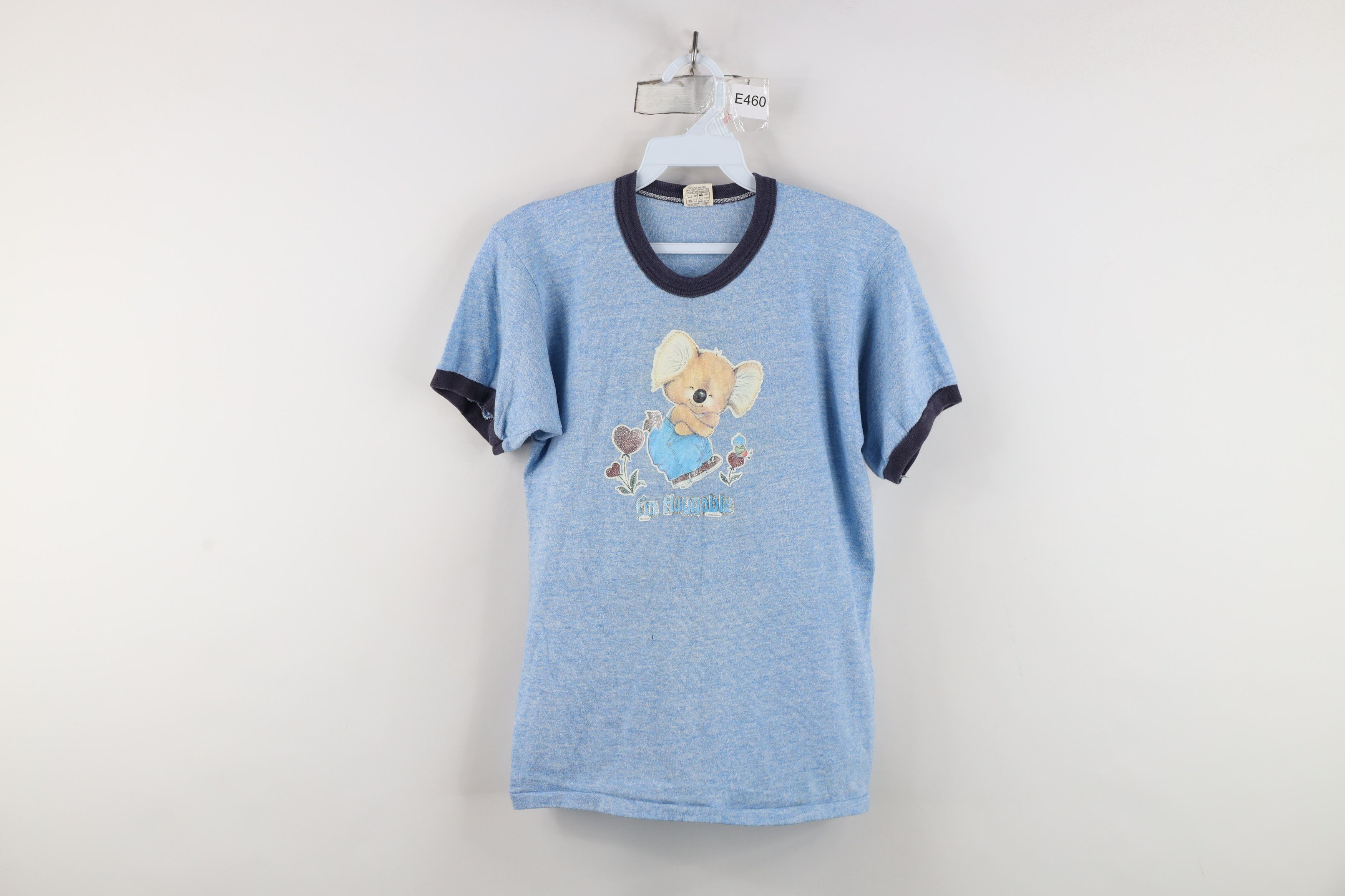 Russell Athletic Vintage 70s Russell Athletic Bear Ringer T-Shirt Blue USA Size S / US 4 / IT 40 - 1 Thumbnail