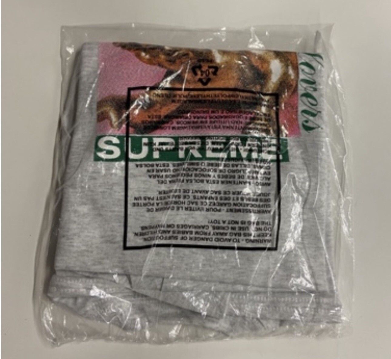Supreme Supreme Lovers Tee NEW Ash Grey FW20 Men’s Size US M / EU 48-50 / 2 - 3 Thumbnail