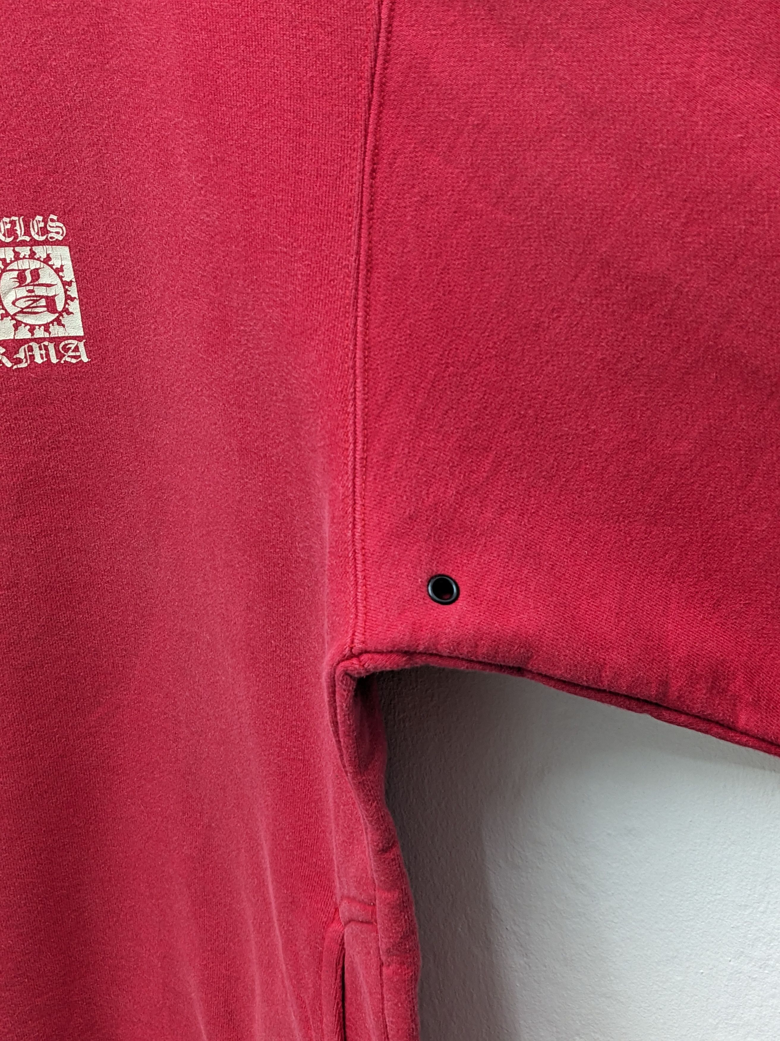 Japanese Brand Vintage 90s Karma Los Angeles Gothic Graphic Sweatshirt Size US L / EU 52-54 / 3 - 12 Thumbnail
