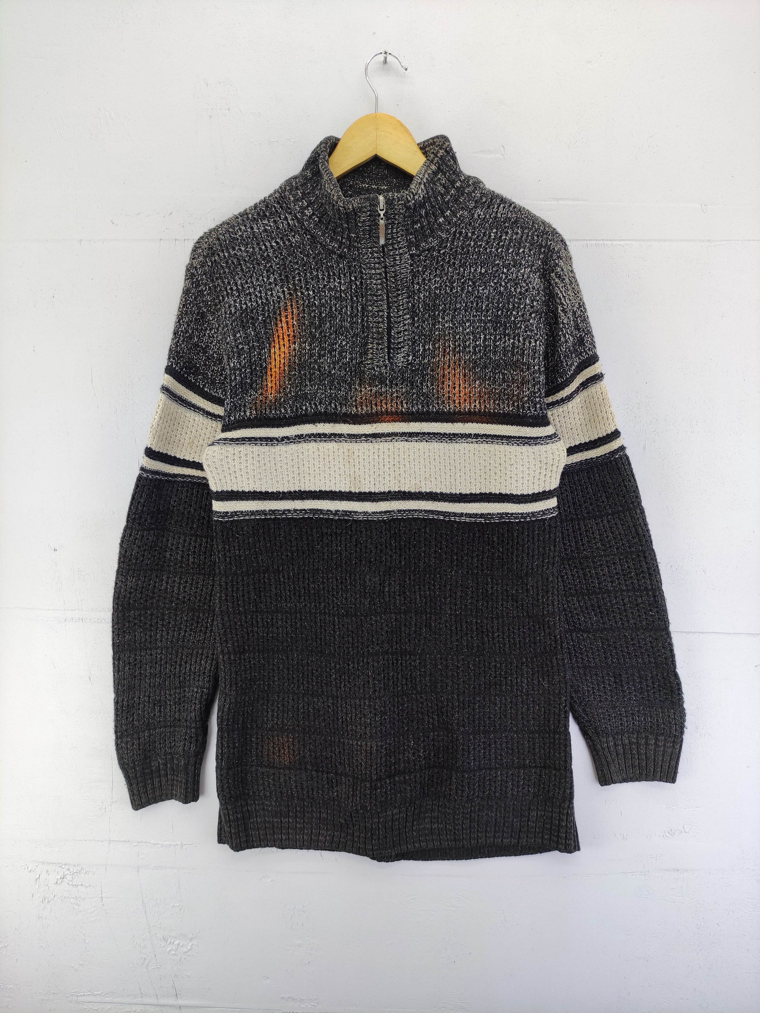 Aran Isles Knitwear Vintage Vavas knit Sweater Wool Half Zipper Size S / US 4 / IT 40 - 1 Thumbnail