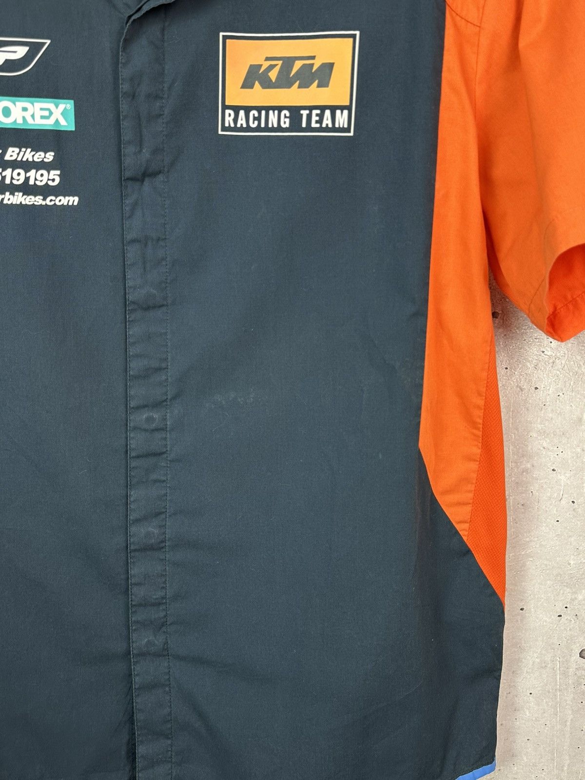 Other Vintage KTM Racing Team Short Sleeve Orange-Blue Shirt Size US XXL / EU 58 / 5 - 9 Thumbnail