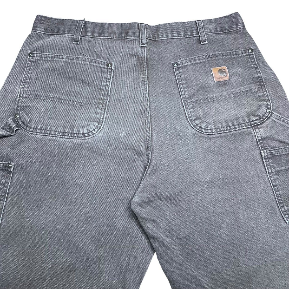 Carhartt × Vintage 2000s Carhartt Brown Double Knee Carpenter Dungaree Pants Size US 33 - 10 Thumbnail